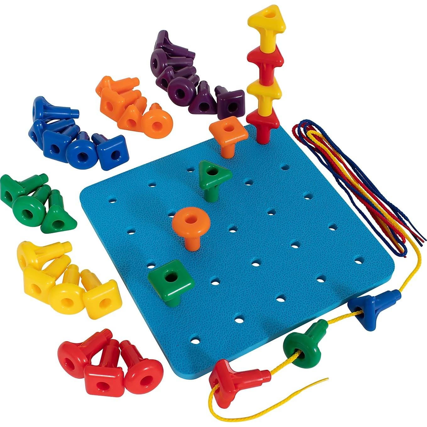 Set de Geo Pegs y Tablero de Clavos EDX Education - 36 Clavos