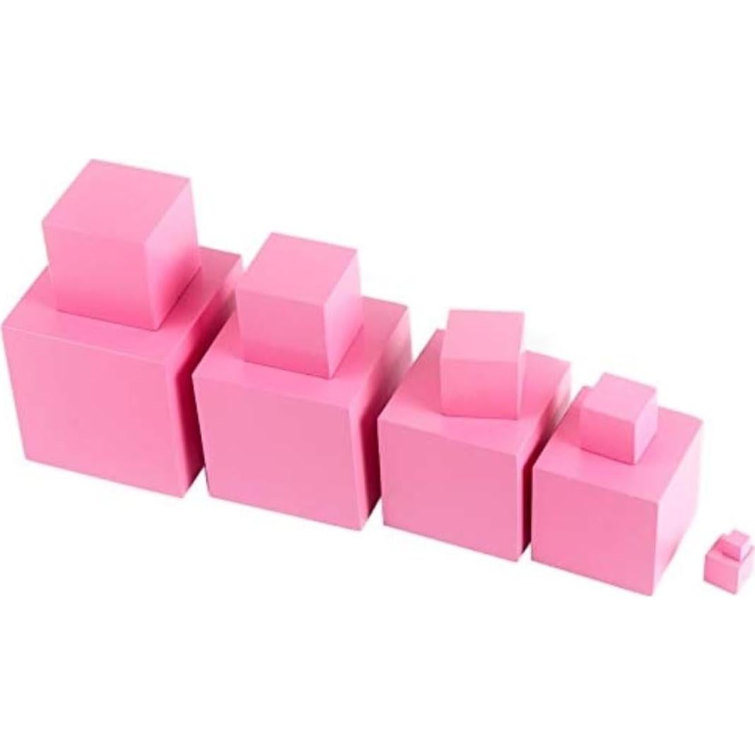 Juguete Educativo de Matemáticas Danni Torre Rosa de Madera