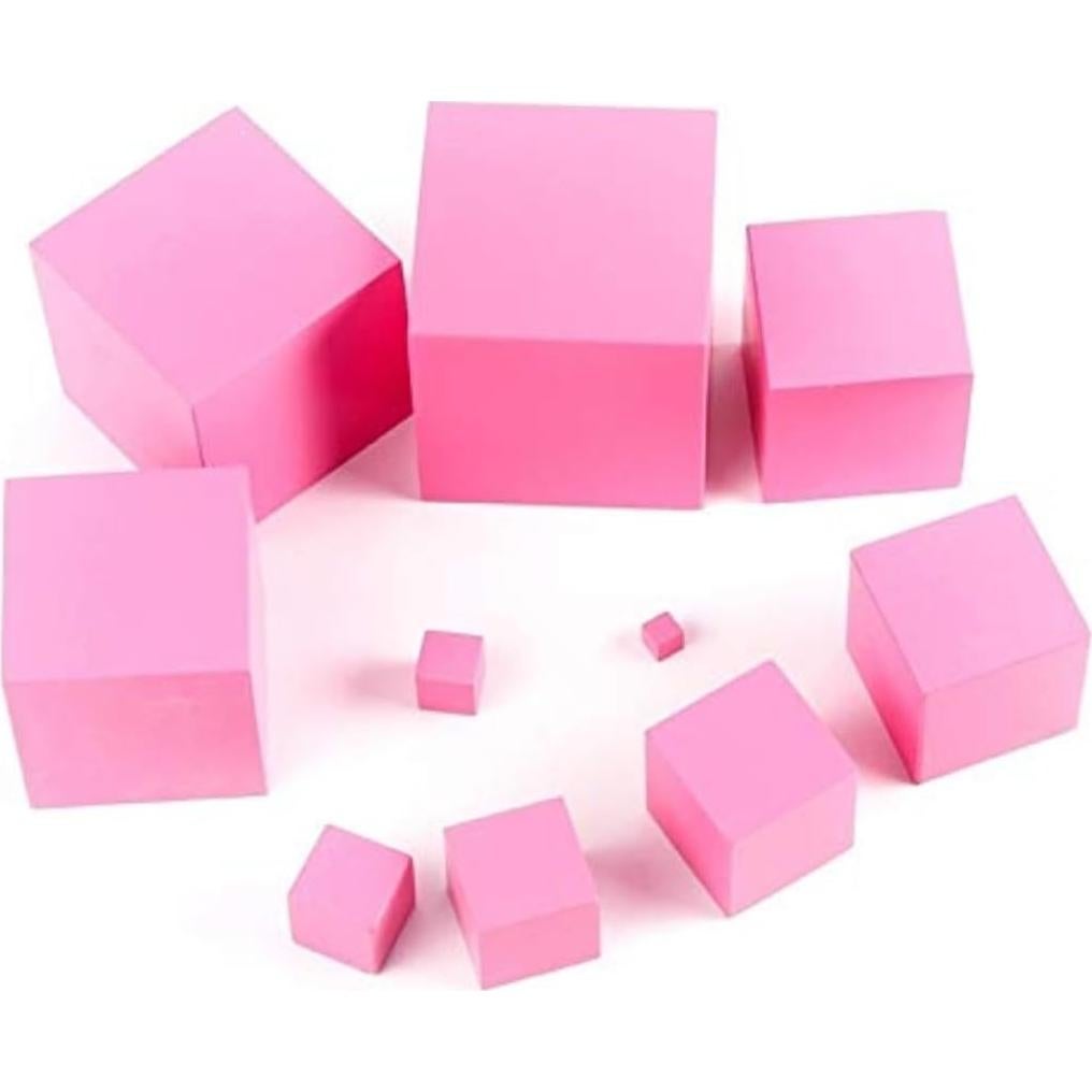 Juguete Educativo de Matemáticas Danni Torre Rosa de Madera