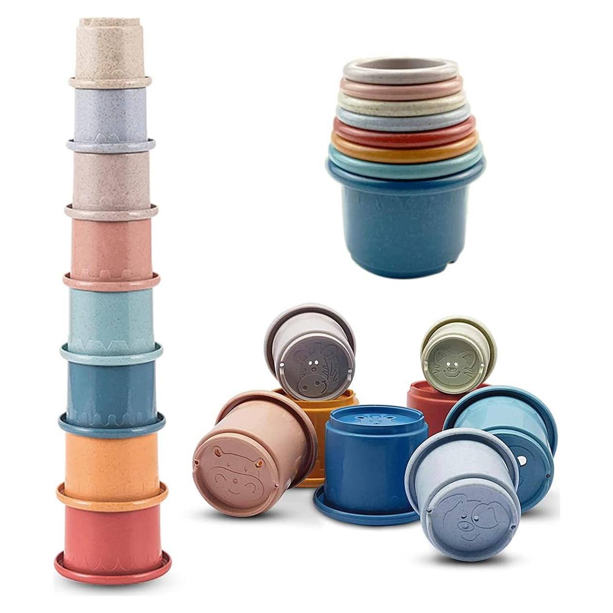 Juguete de Tazas Apilables Cosaway para Bebés 6-18 Meses