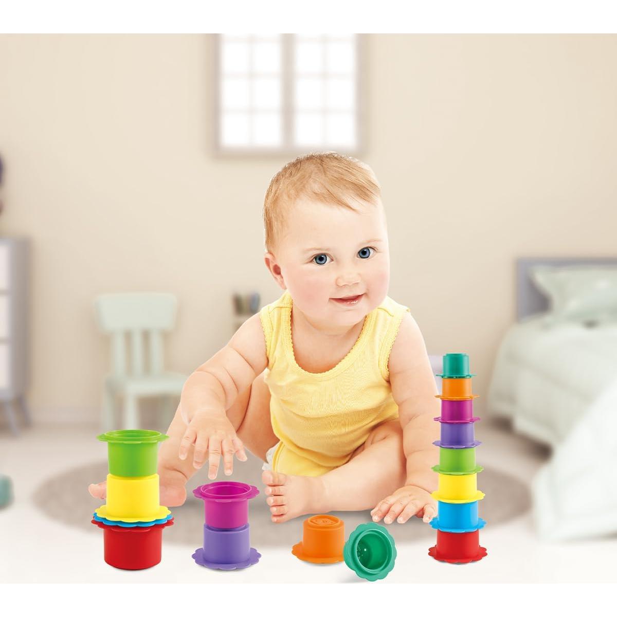 Juguete de Tazas Apilables Cosaway para Bebés 6-18 Meses