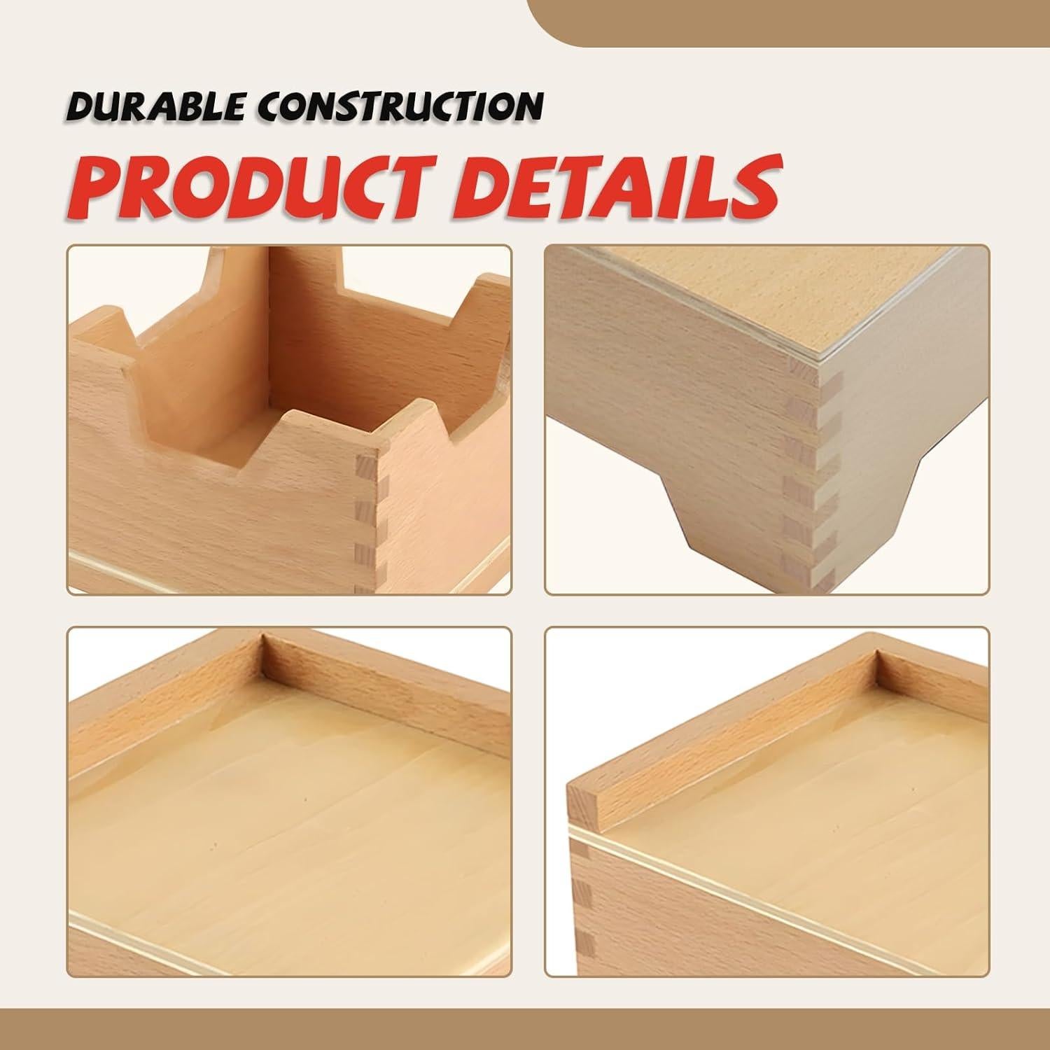 Soporte de Torre Rosa Montessori Adena - Juguete Educativo