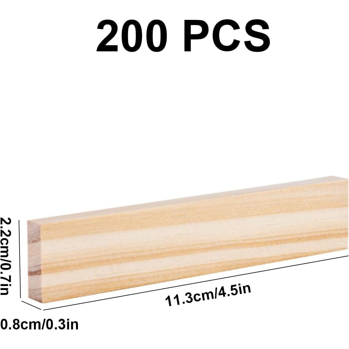 Bloques de Construcción de Madera NiToy 200 Piezas Educativos