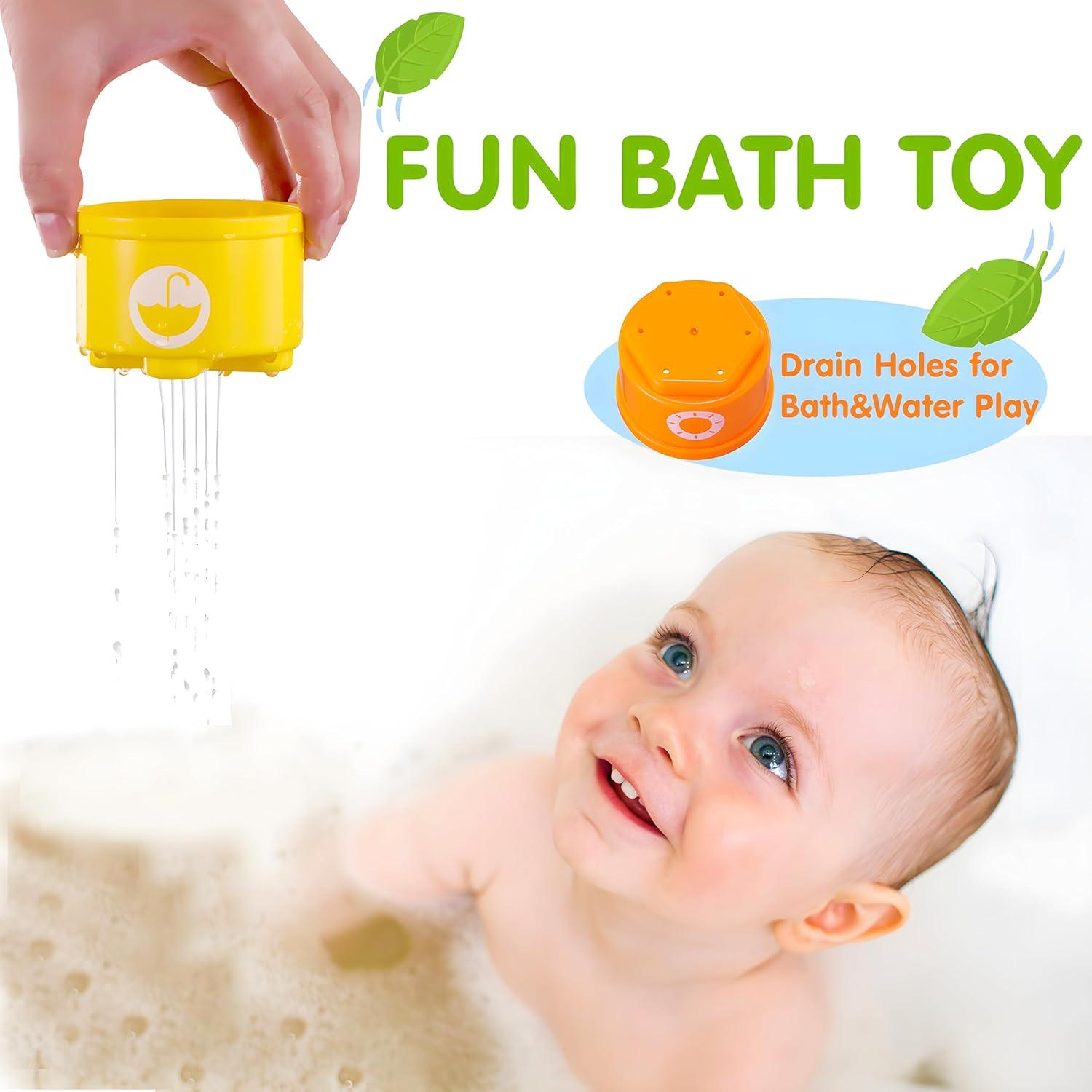 Juego de Tazas Apilables Wanonoo para Bebés 11 Piezas