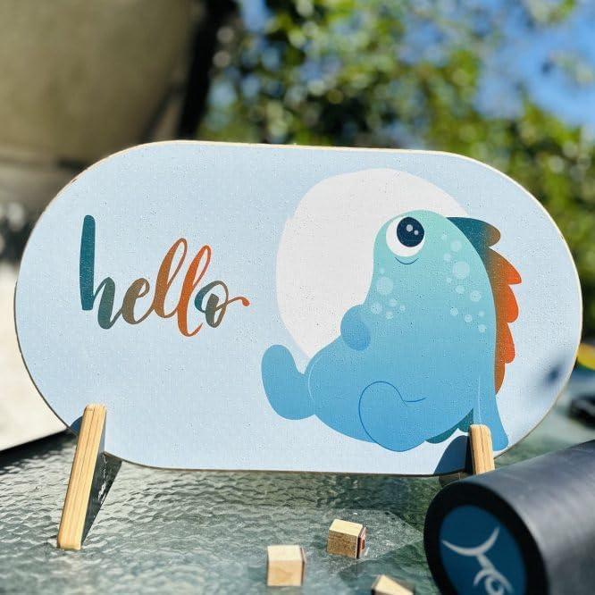 Tabla de Equilibrio InGwest para Niños - Madera Ecológica 55x32cm