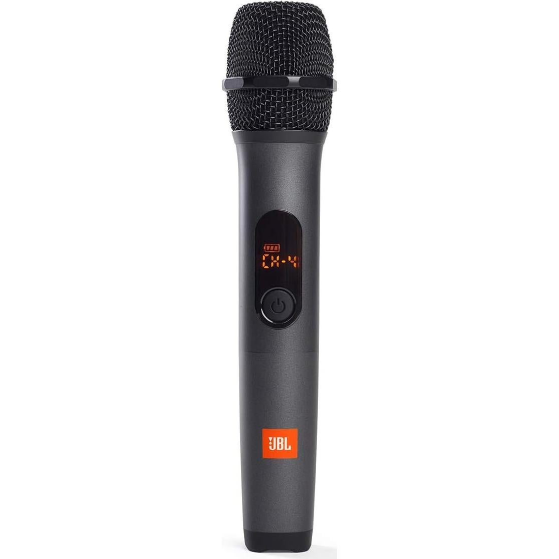 Micrófono inalámbrico JBL con receptor doble canal, negro