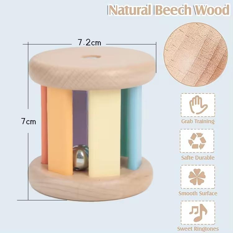Sonajero Rodante de Madera Montessori Rincón de Leticia 121.9g