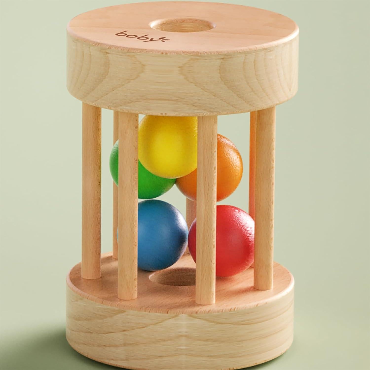 Juguete Montessori Dailyfunn Rollo de Sonajero de Madera