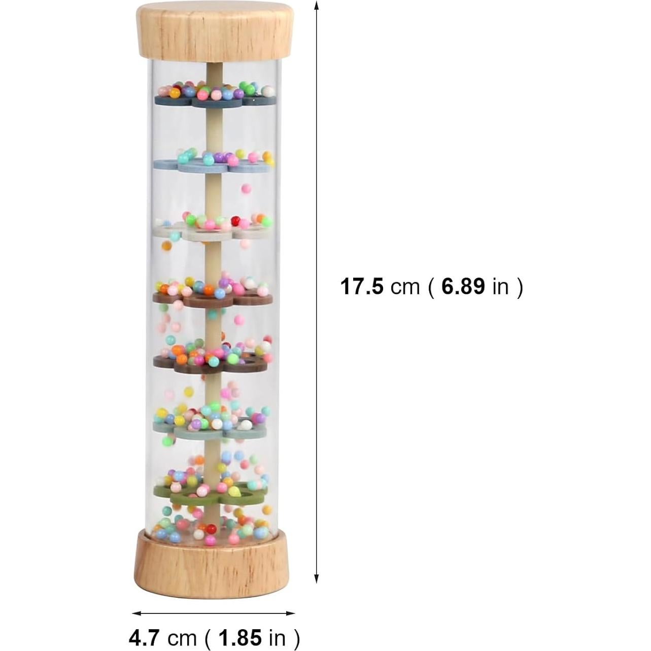 Juguete Musical Montessori WODI Rainstick Madera 17.5 cm