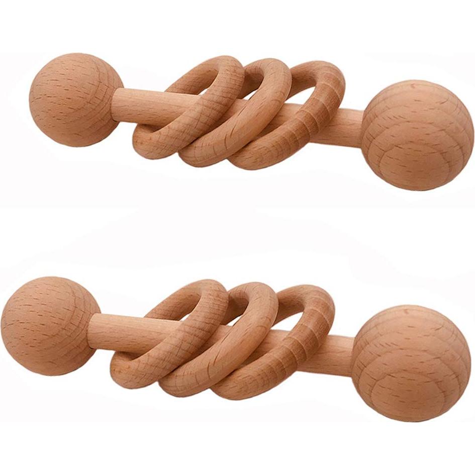 Sonajero de Anillo de Madera de Haya Arakierst - Juguete Educativo