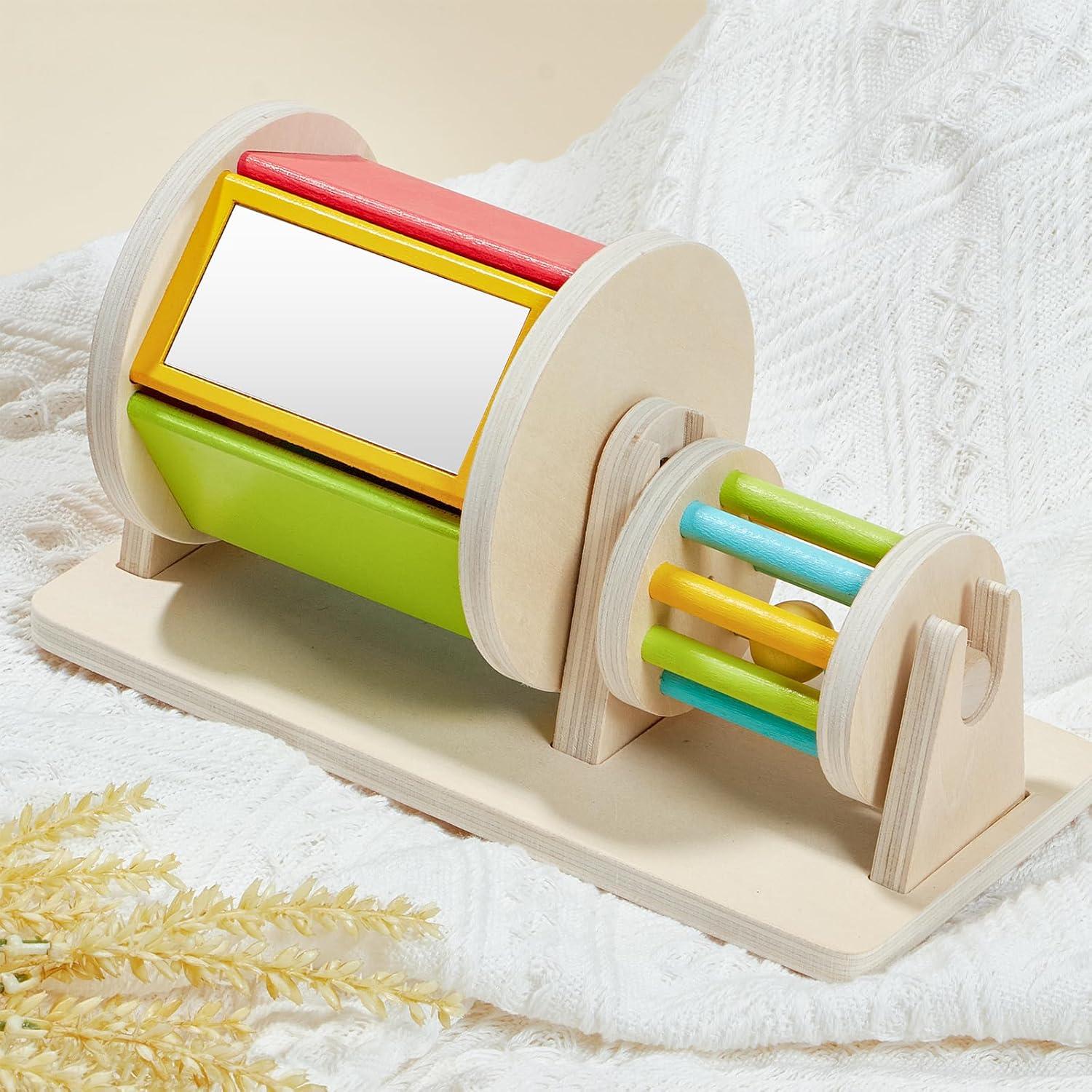 Juguete Montessori Toyssa para Bebés 6-12 meses - Tambor y Rompecabezas