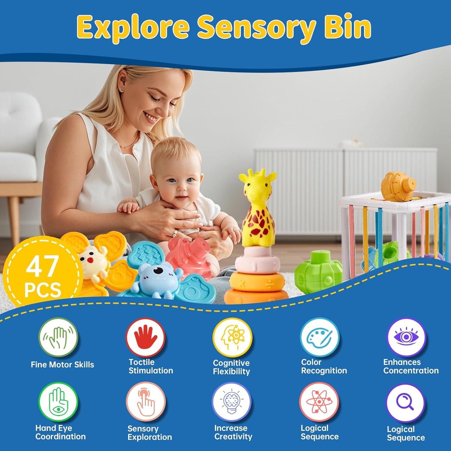 Juguetes Montessori para Bebés 6-18 Meses - Motesoly