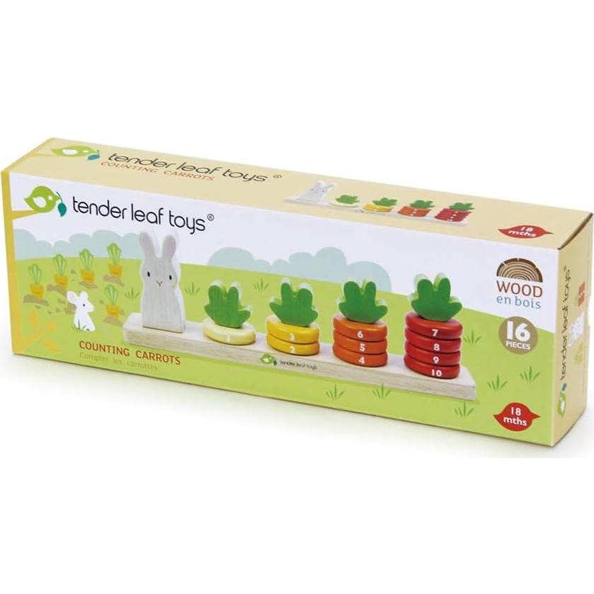 Tender Leaf Toys Zanahorias Contadoras - Juguete Educativo 18 meses+