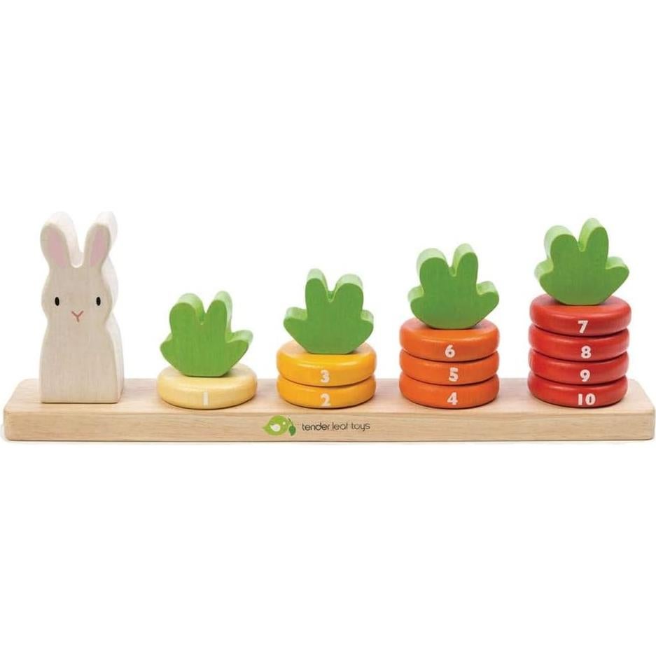 Tender Leaf Toys Zanahorias Contadoras - Juguete Educativo 18 meses+