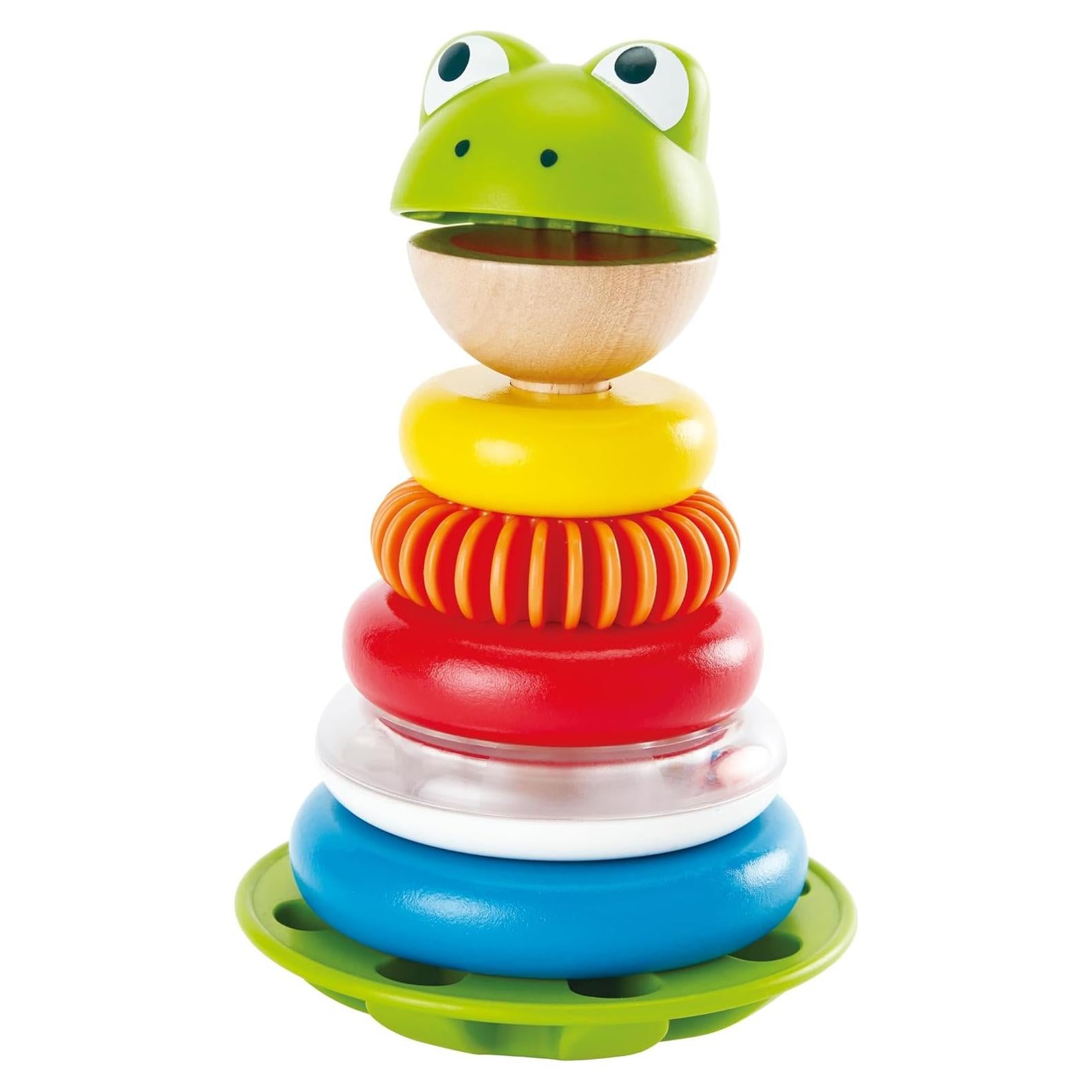 Hape Sr. Rana Anillos Apilables Juguete Educativo 12 meses+