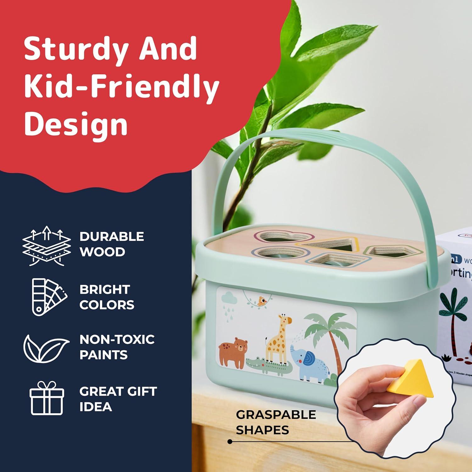 Juguetes de Clasificación y Apilamiento Prextex 3 en 1