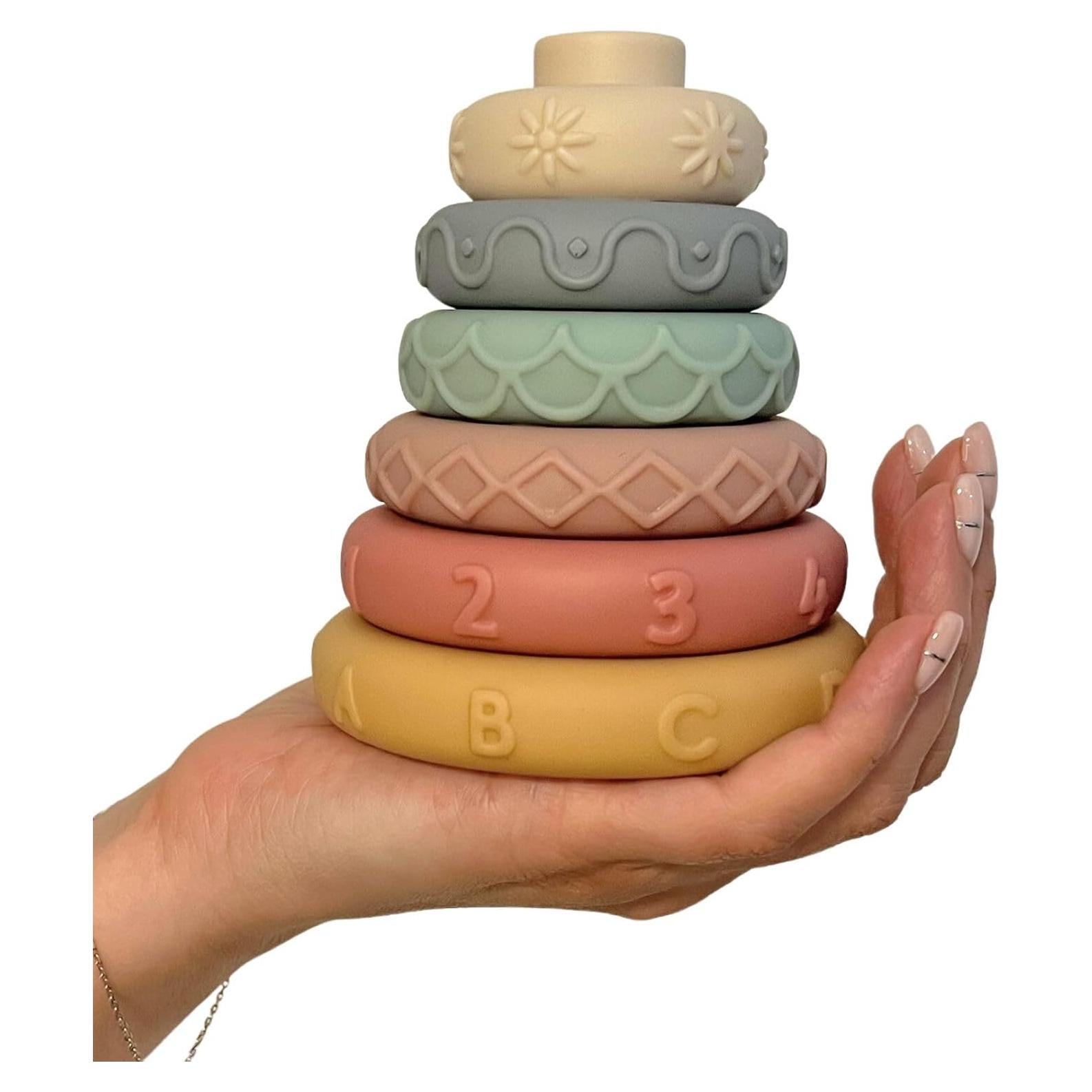 Juguete de Anillos Apilables Mr. Pen - 6 Piezas Coloridas