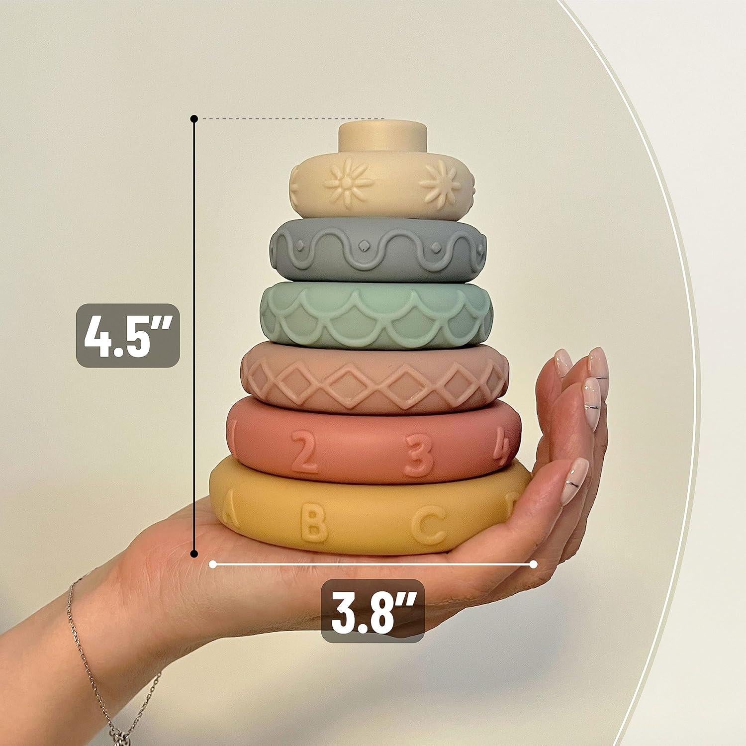 Juguete de Anillos Apilables Mr. Pen - 6 Piezas Coloridas