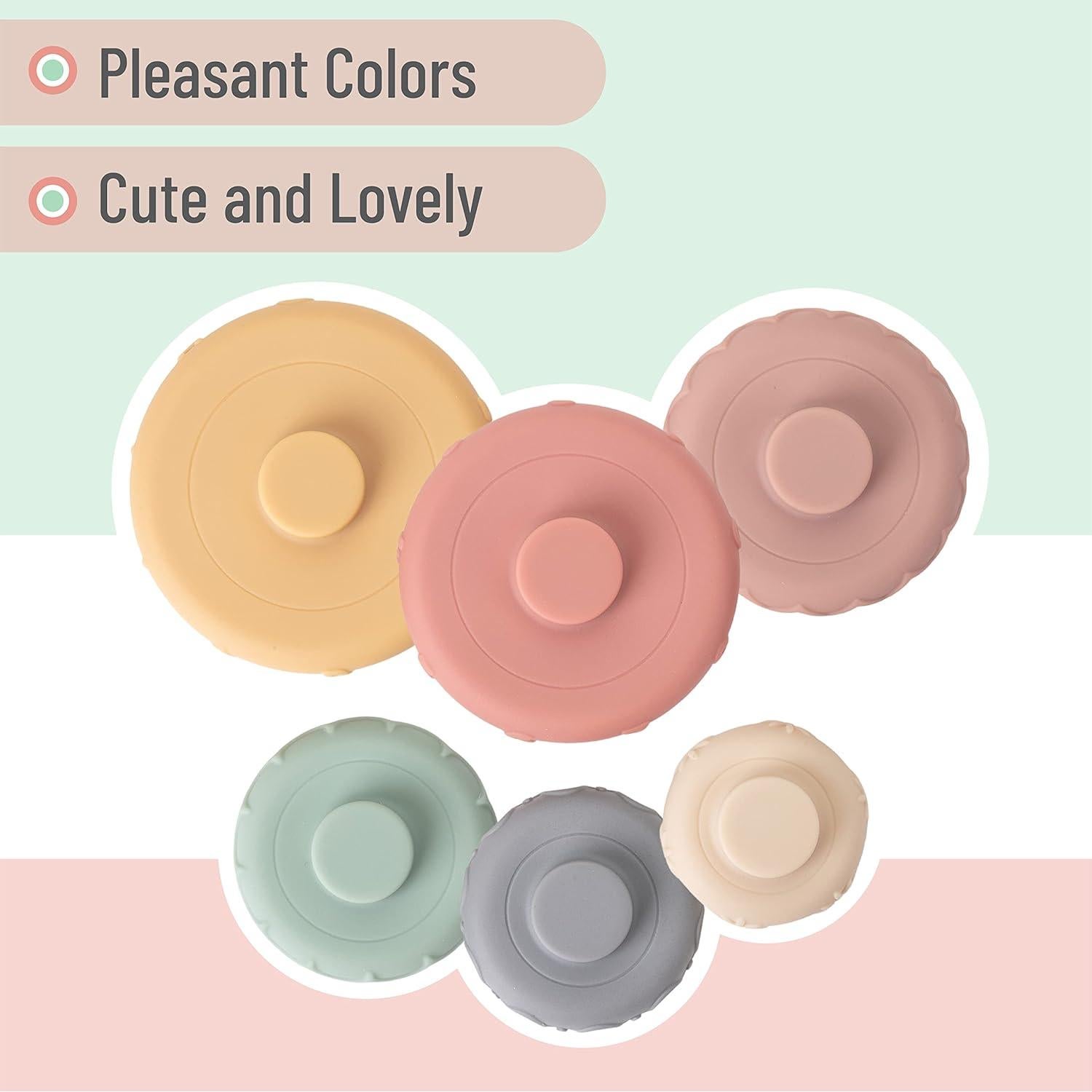 Juguete de Anillos Apilables Mr. Pen - 6 Piezas Coloridas