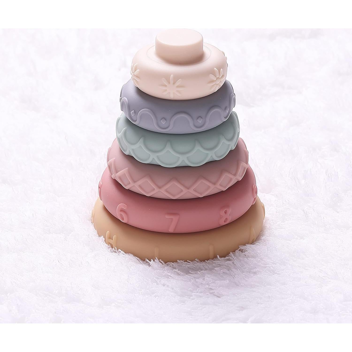 Juguete de Anillos Apilables Mr. Pen - 6 Piezas Coloridas