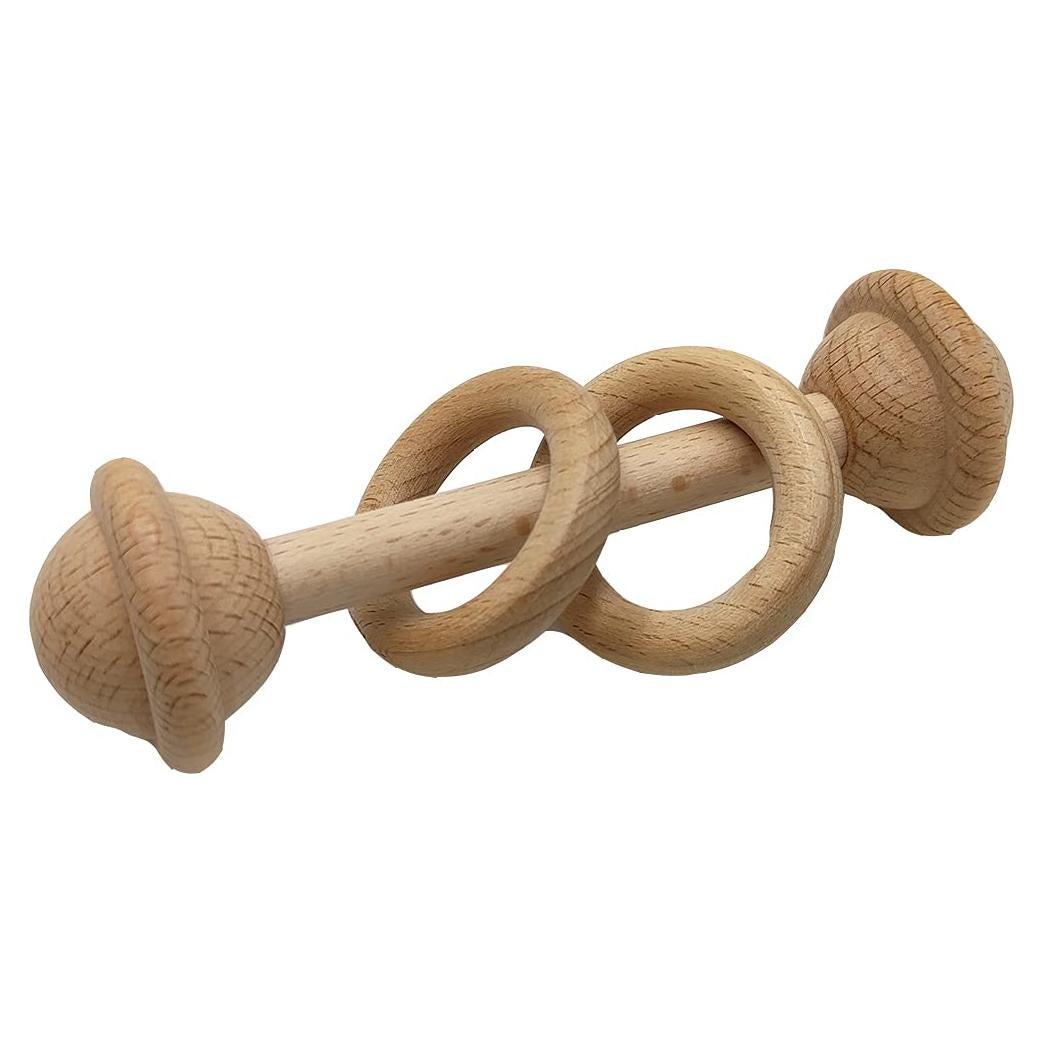 Sonajero de Anillo de Madera de Haya Arakierst - Juguete Montessori