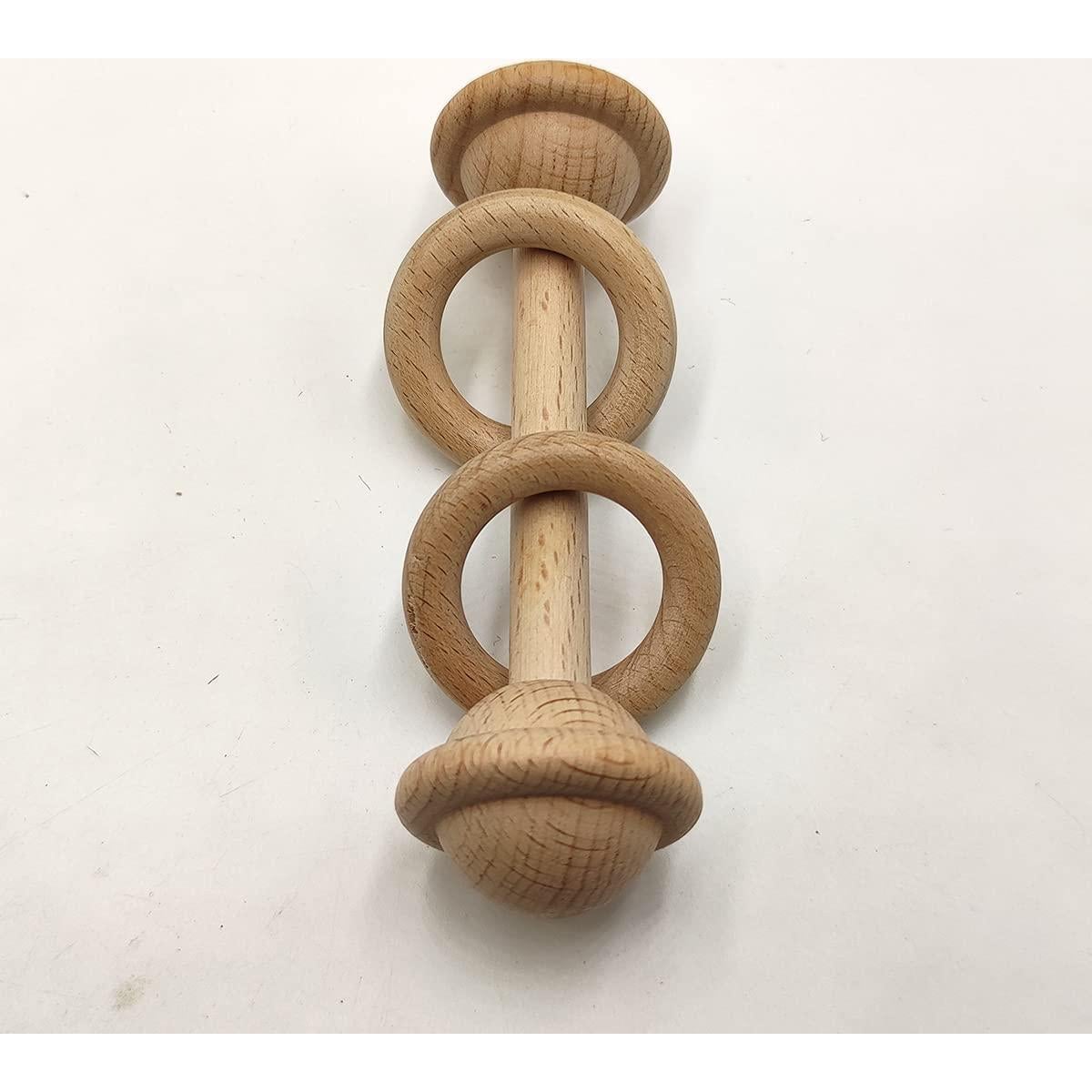 Sonajero de Anillo de Madera de Haya Arakierst - Juguete Montessori