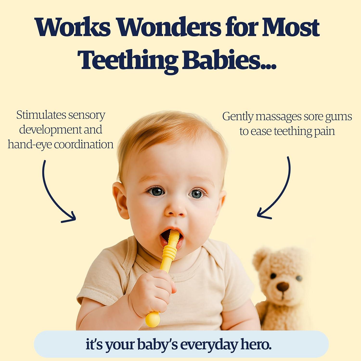 Mordedores para Bebés Zuzu - Silicona Grado Alimenticio 8 Piezas