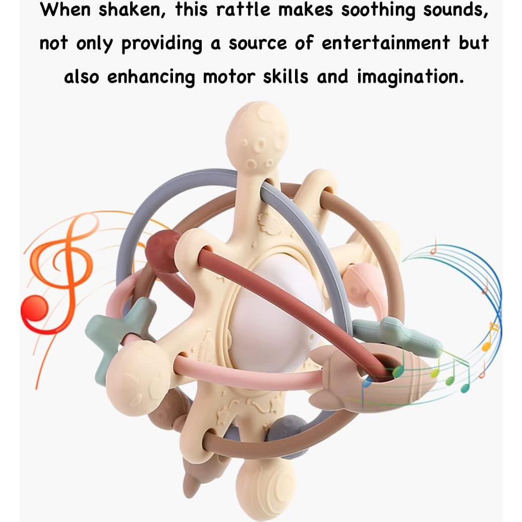 Juguete de Dentición PandaEar de Silicona para Bebés 0-6 Meses