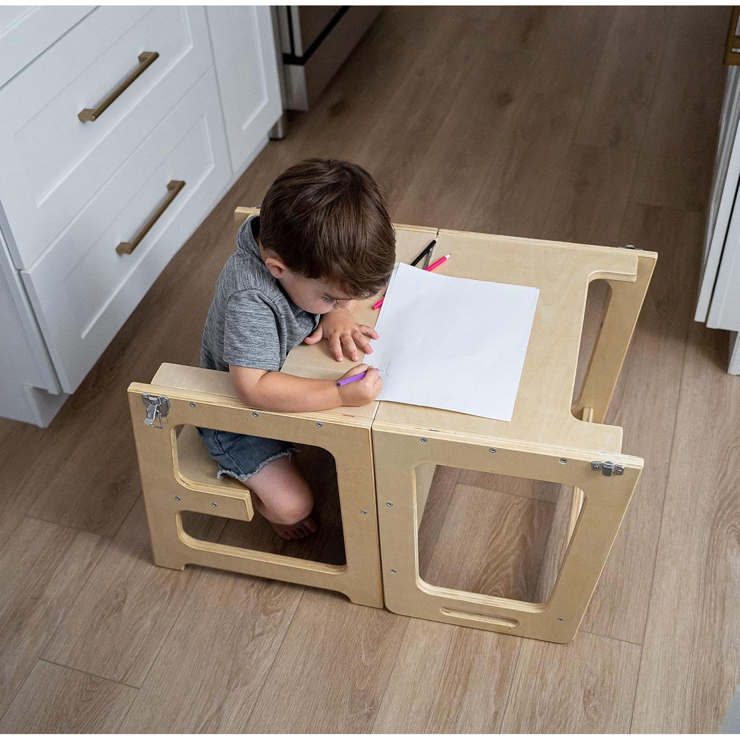 Taburete Plegable Avenlur Fecha 4-en-1 para Niños 18 meses a 6 años