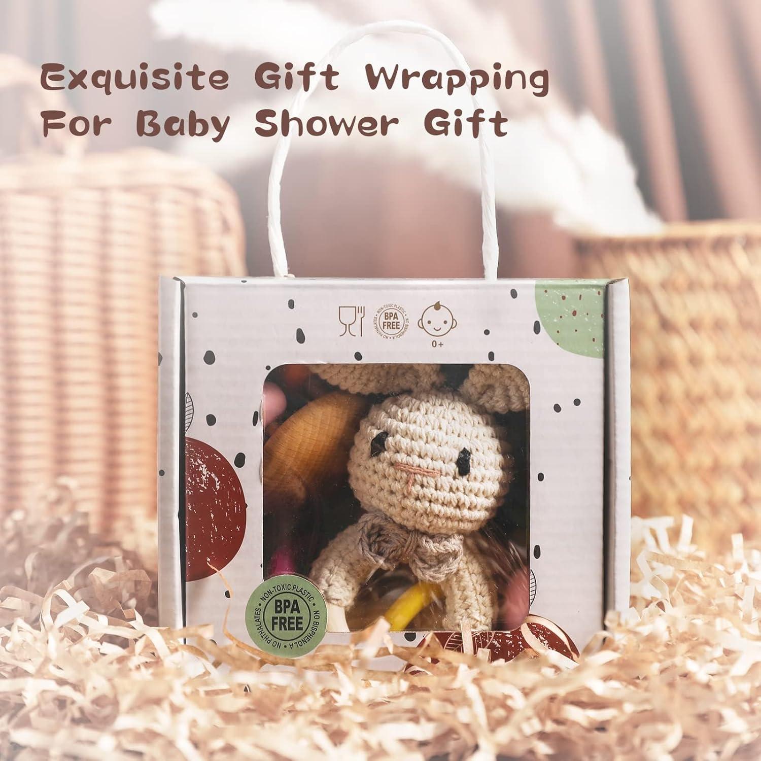 Set de Sonajeros de Madera Montessori Let's Make 5 Piezas