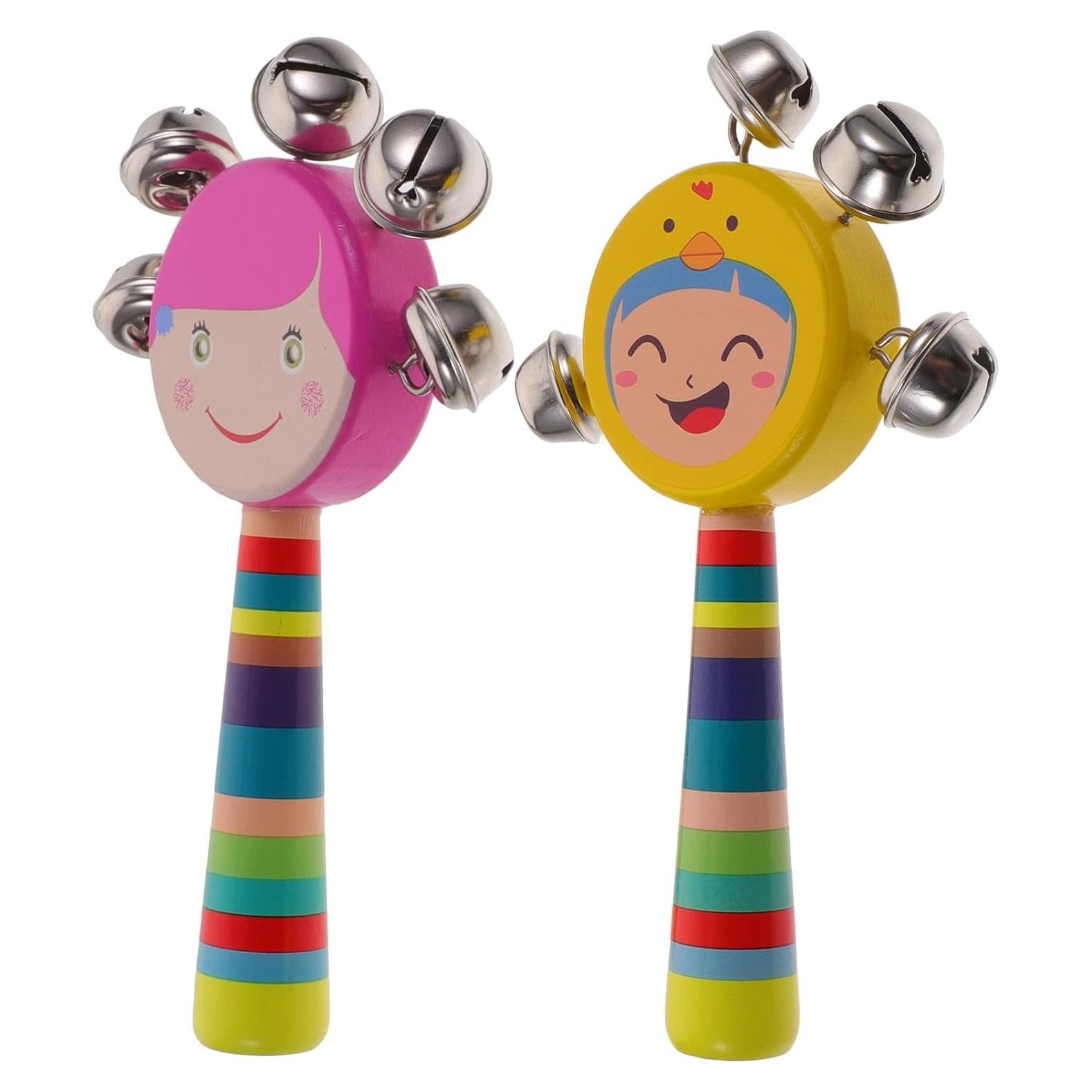 Campana de Jingle de Madera SUPVOX para Bebés - Juguete Musical