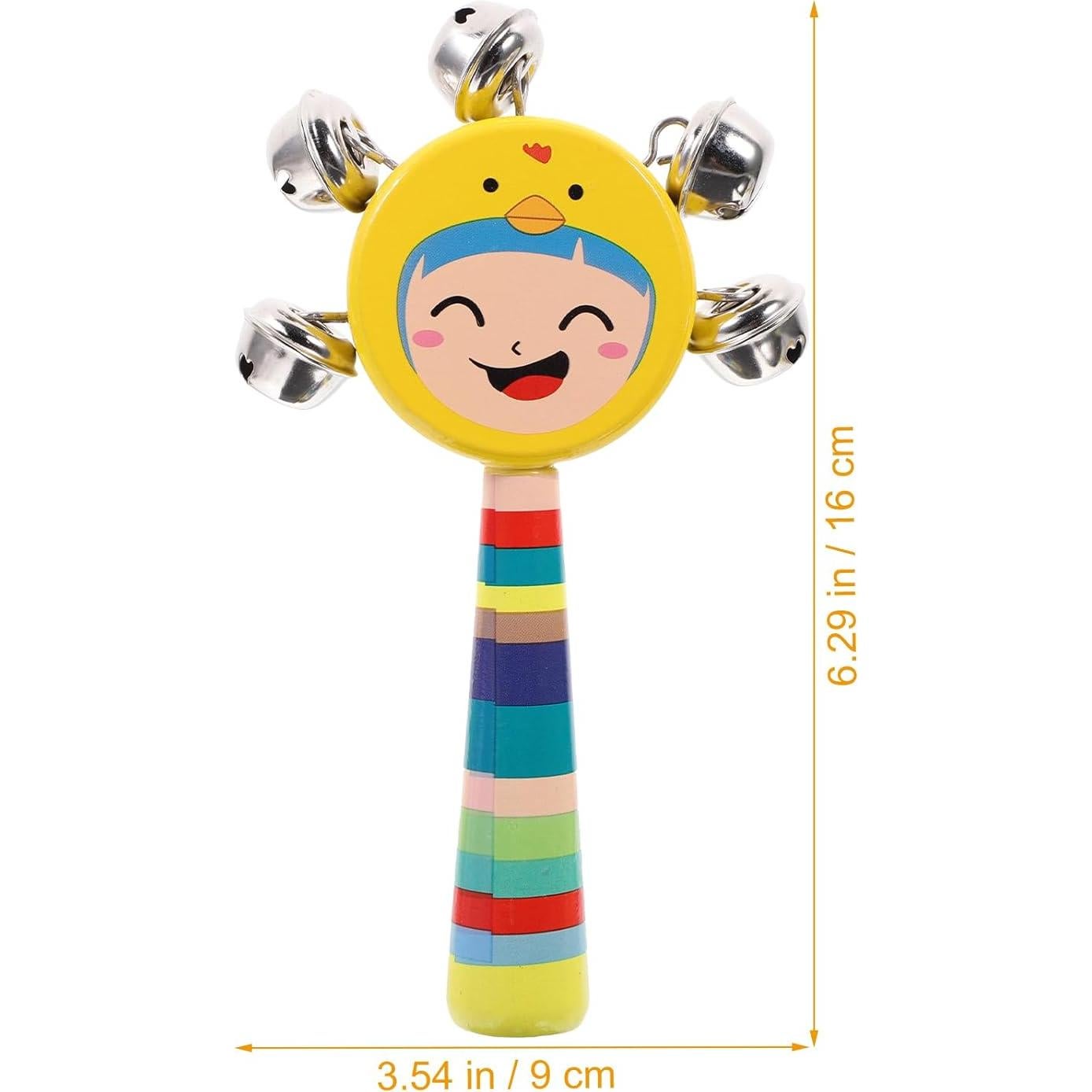 Campana de Jingle de Madera SUPVOX para Bebés - Juguete Musical