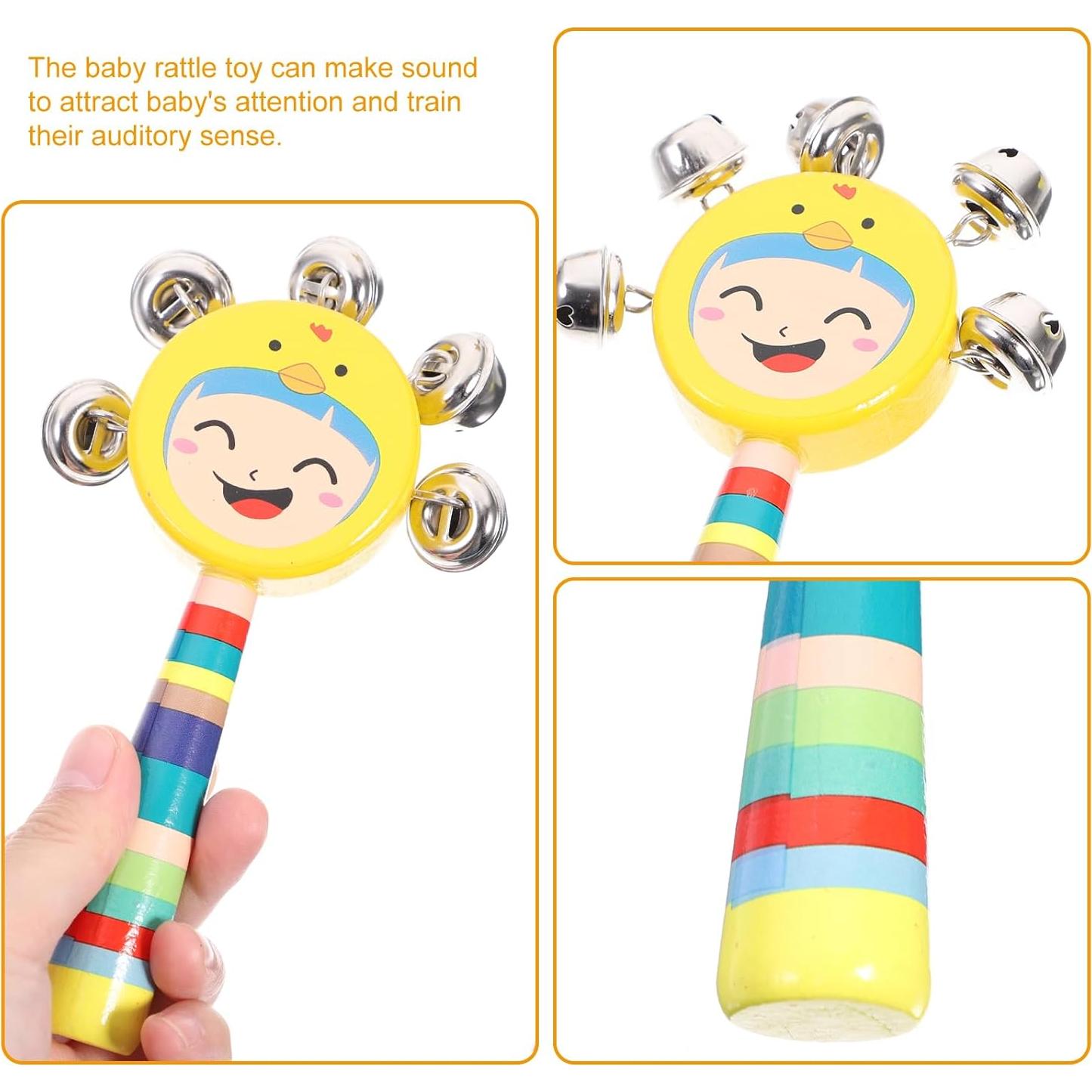 Campana de Jingle de Madera SUPVOX para Bebés - Juguete Musical