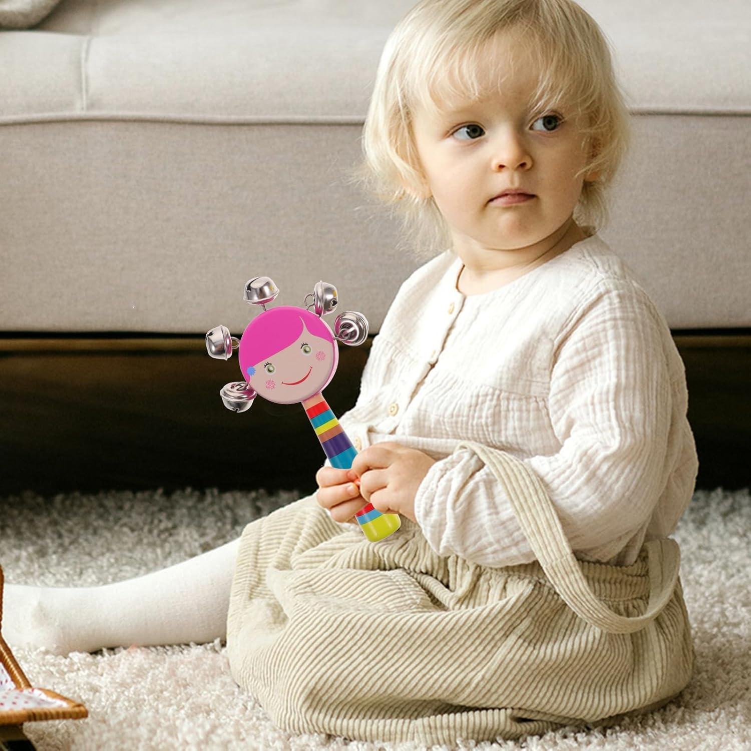 Campana de Jingle de Madera SUPVOX para Bebés - Juguete Musical