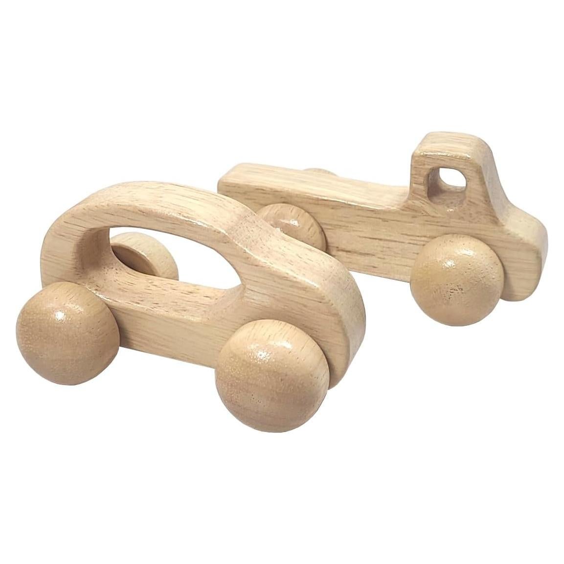 Juego de empuje y tirón de madera para niños - Aventura