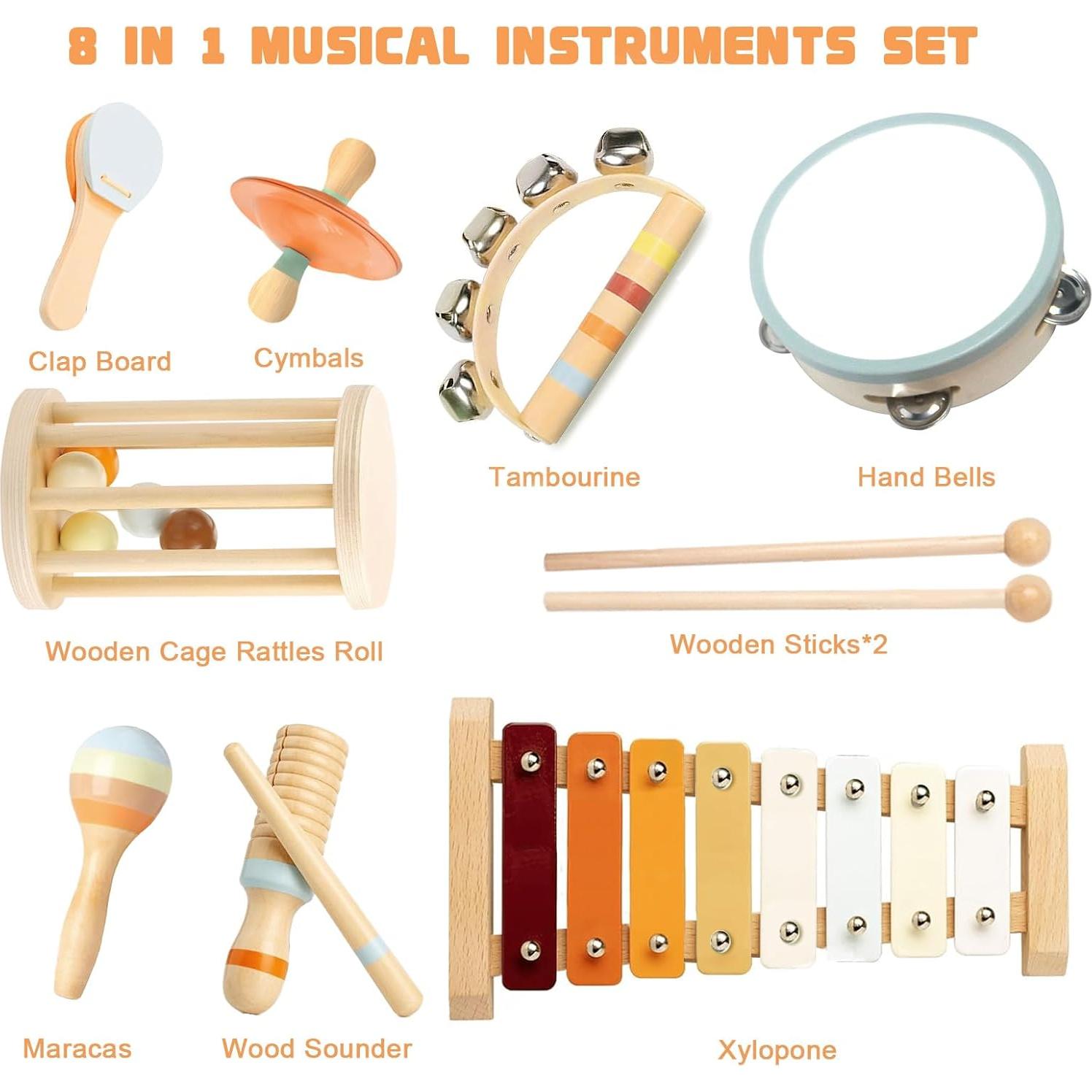 Juego de Instrumentos Musicales JOMBY 5 en 1 para Niños