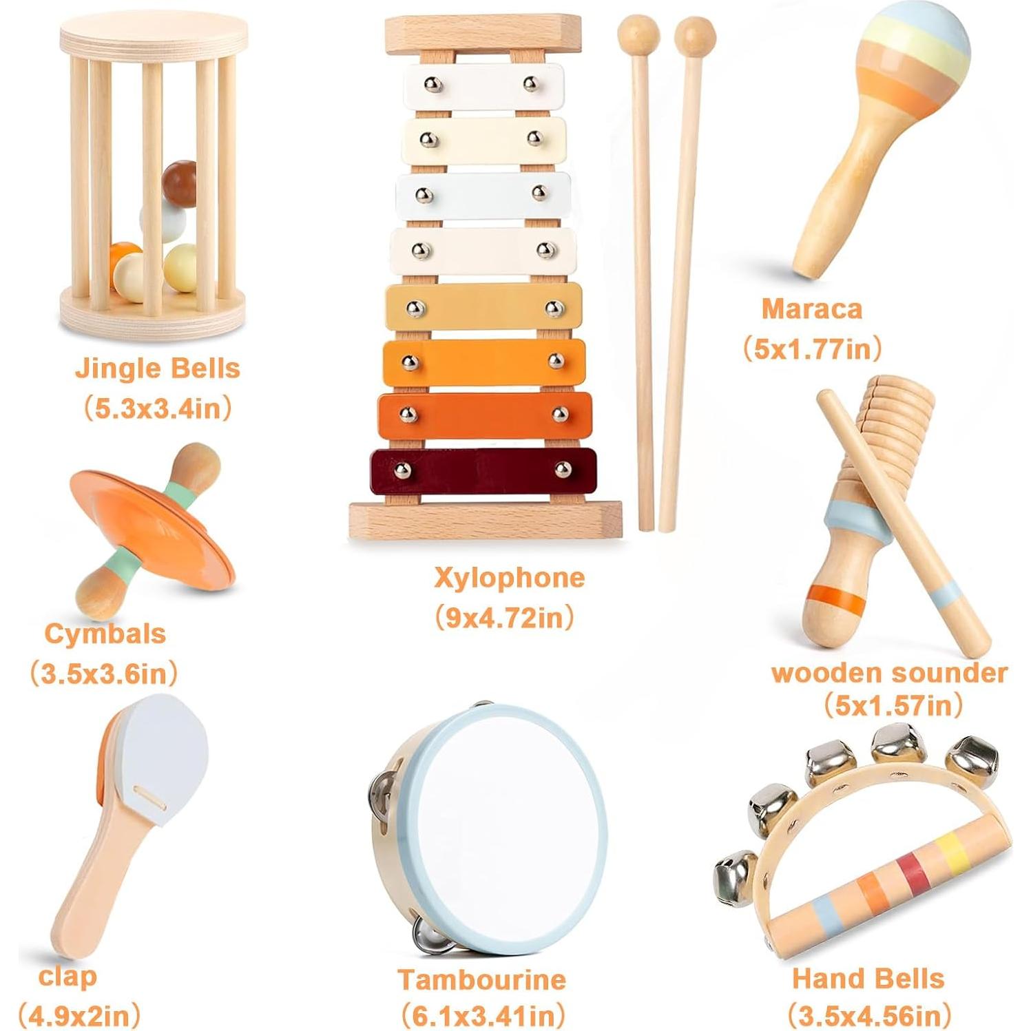 Juego de Instrumentos Musicales JOMBY 5 en 1 para Niños
