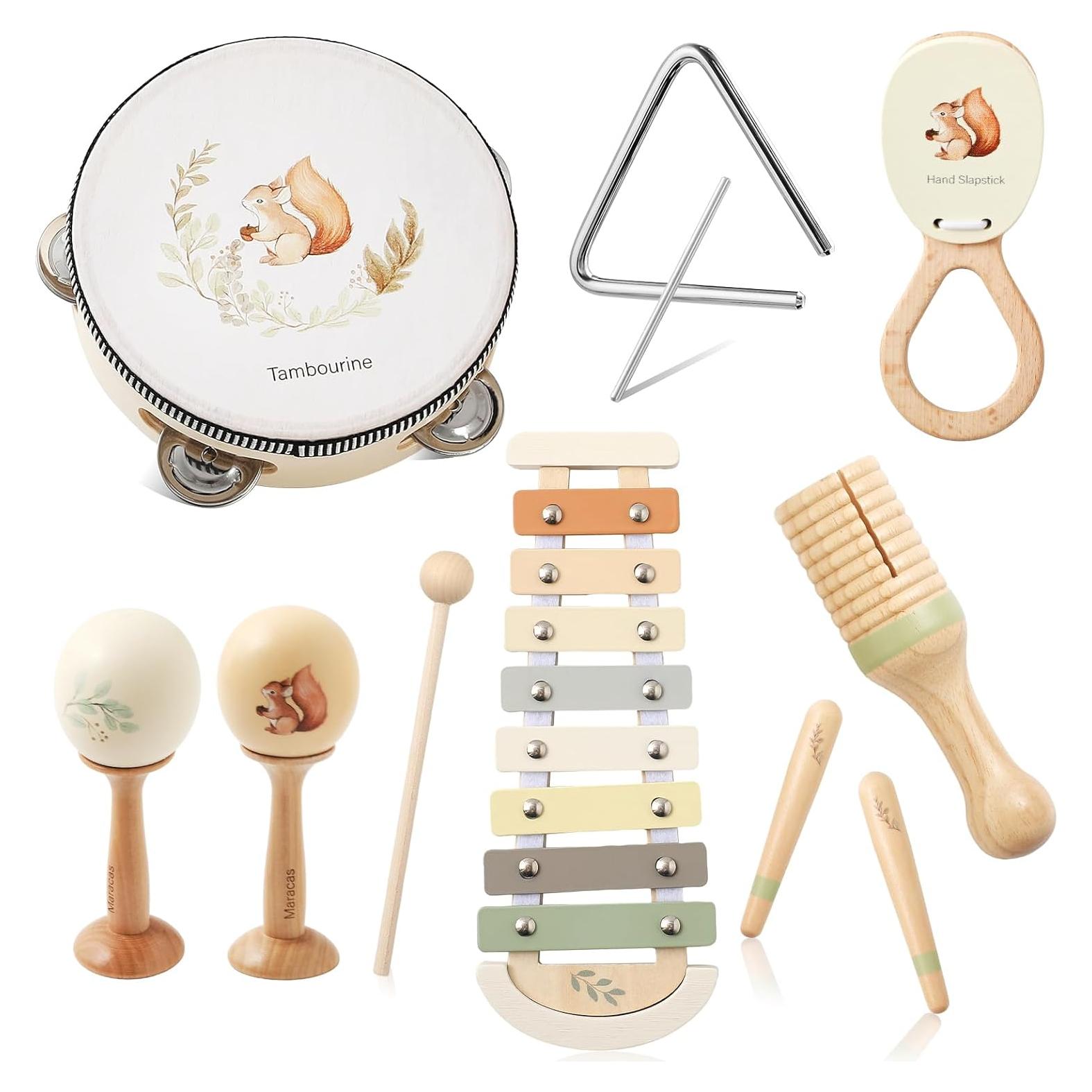 Juego de Instrumentos Musicales Montessori Etucdose 6 Piezas