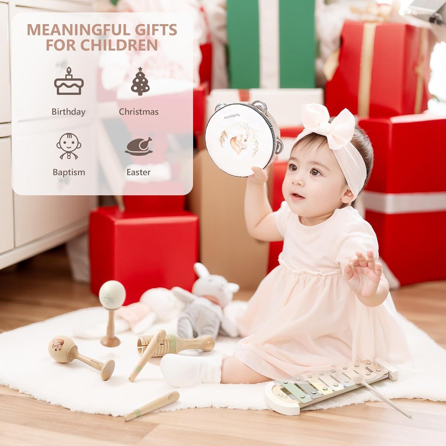 Juego de Instrumentos Musicales Montessori Etucdose 6 Piezas