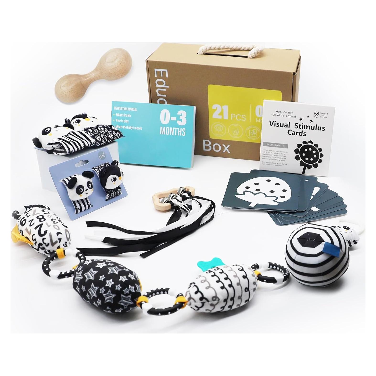 Juguetes Sensory 7 en 1 para Bebés 0-3 meses - Vocher