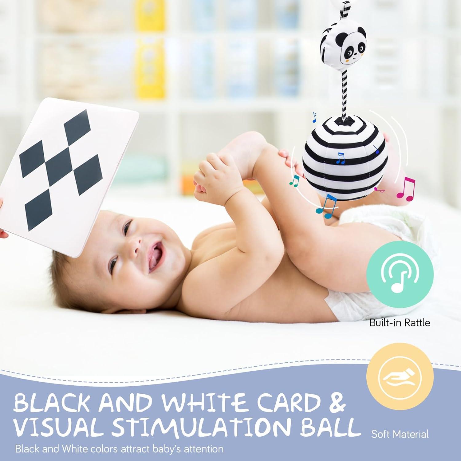 Juguetes Sensory 7 en 1 para Bebés 0-3 meses - Vocher