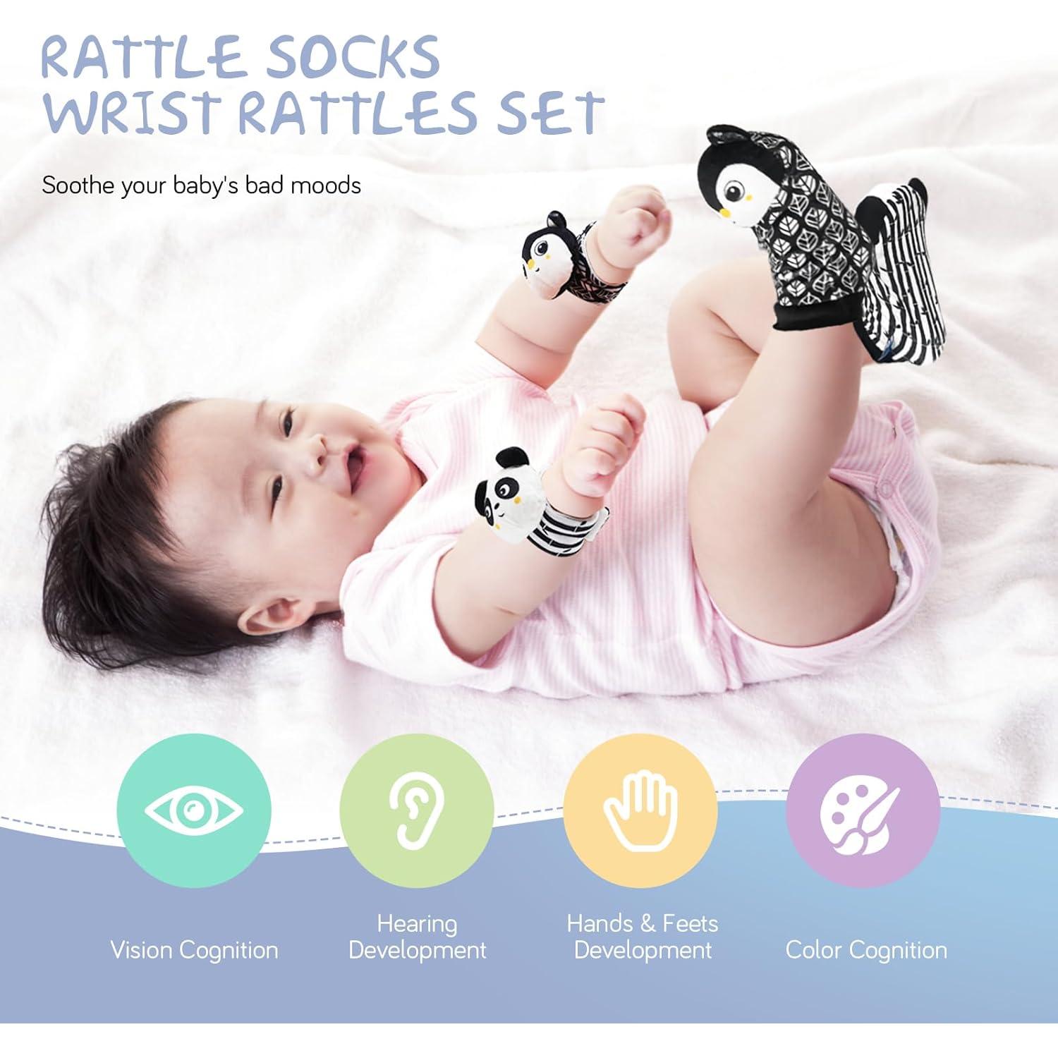 Juguetes Sensory 7 en 1 para Bebés 0-3 meses - Vocher