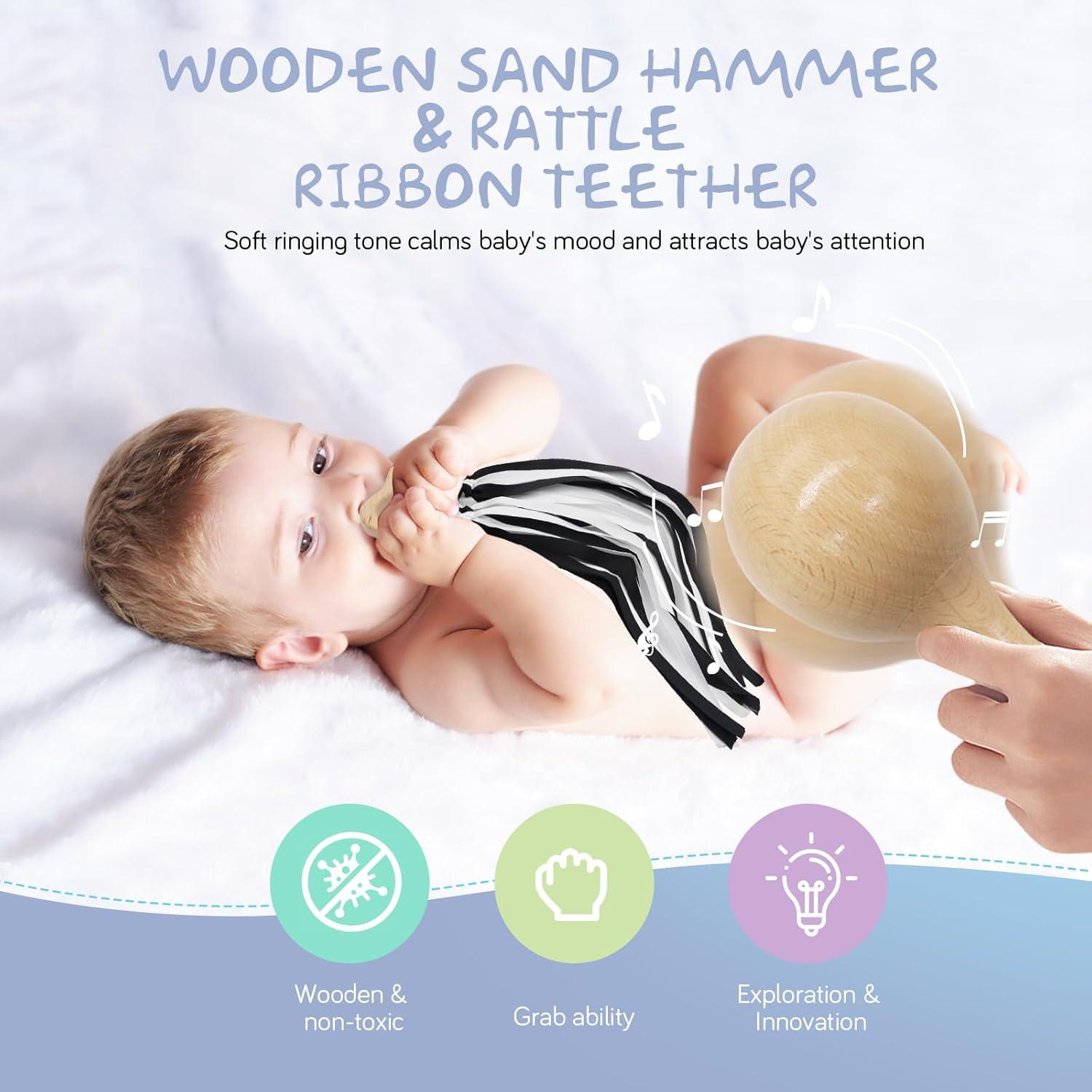 Juguetes Sensory 7 en 1 para Bebés 0-3 meses - Vocher