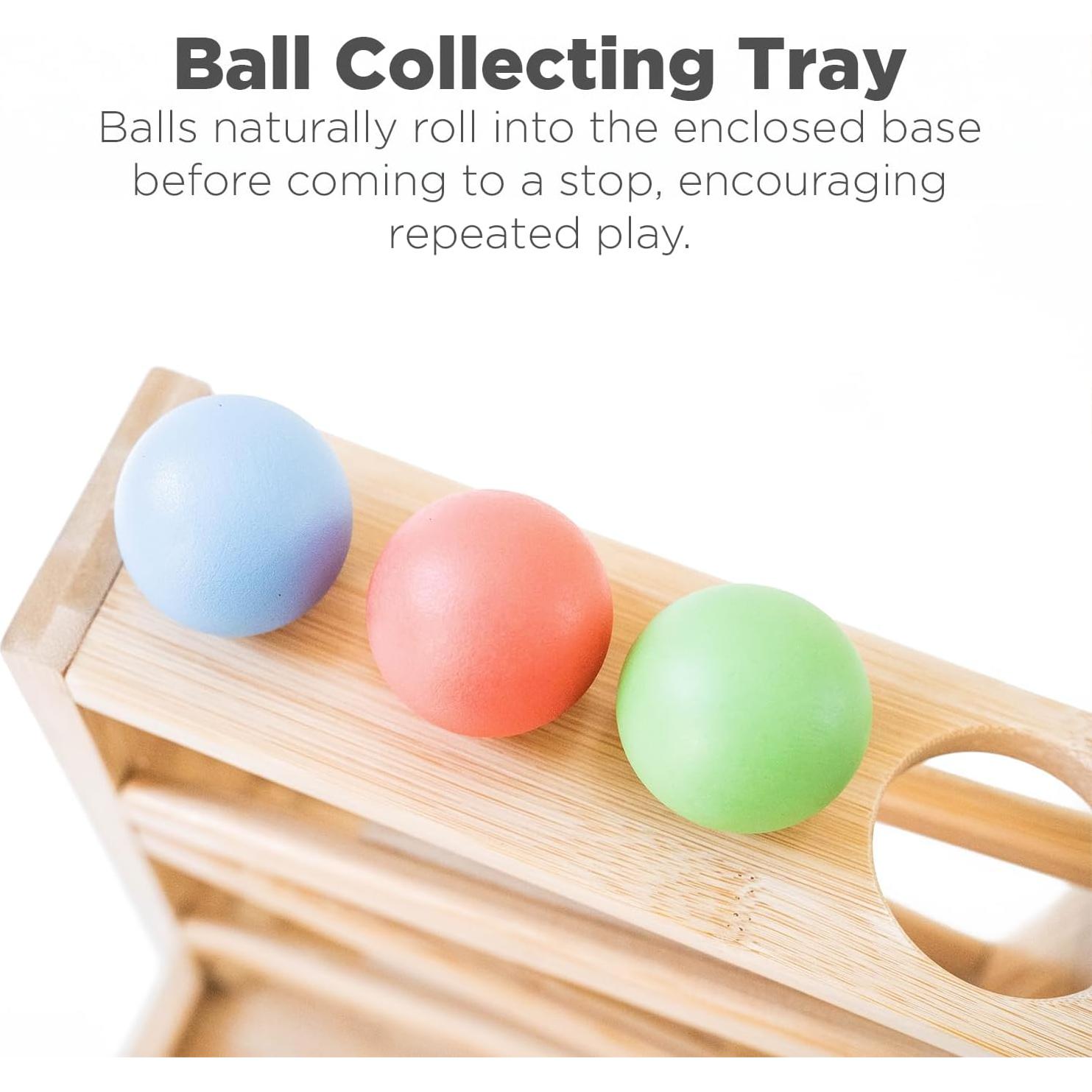 Rastreador de Pelotas Pequeñas Montessori & Me - Juguete de Madera