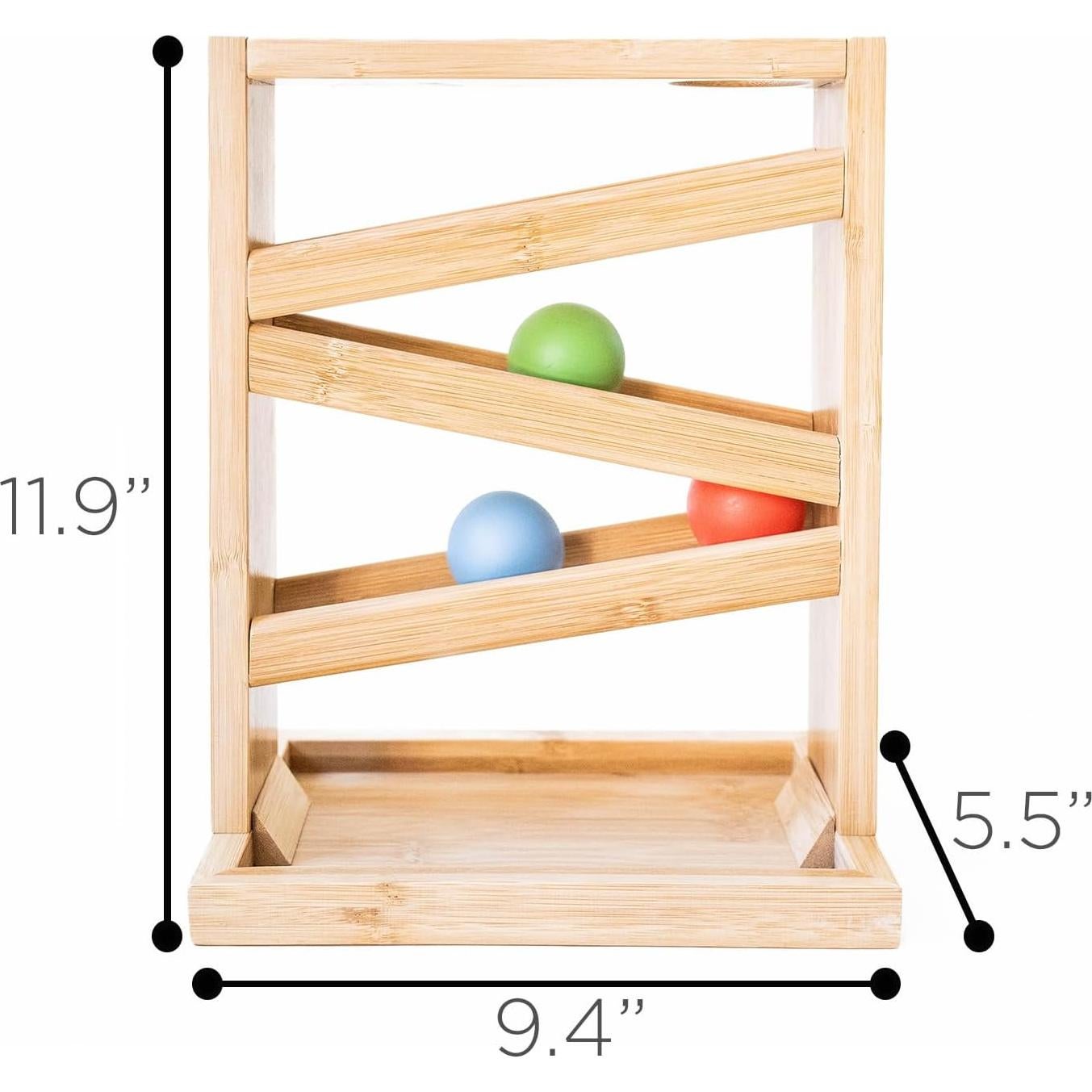 Rastreador de Pelotas Pequeñas Montessori & Me - Juguete de Madera