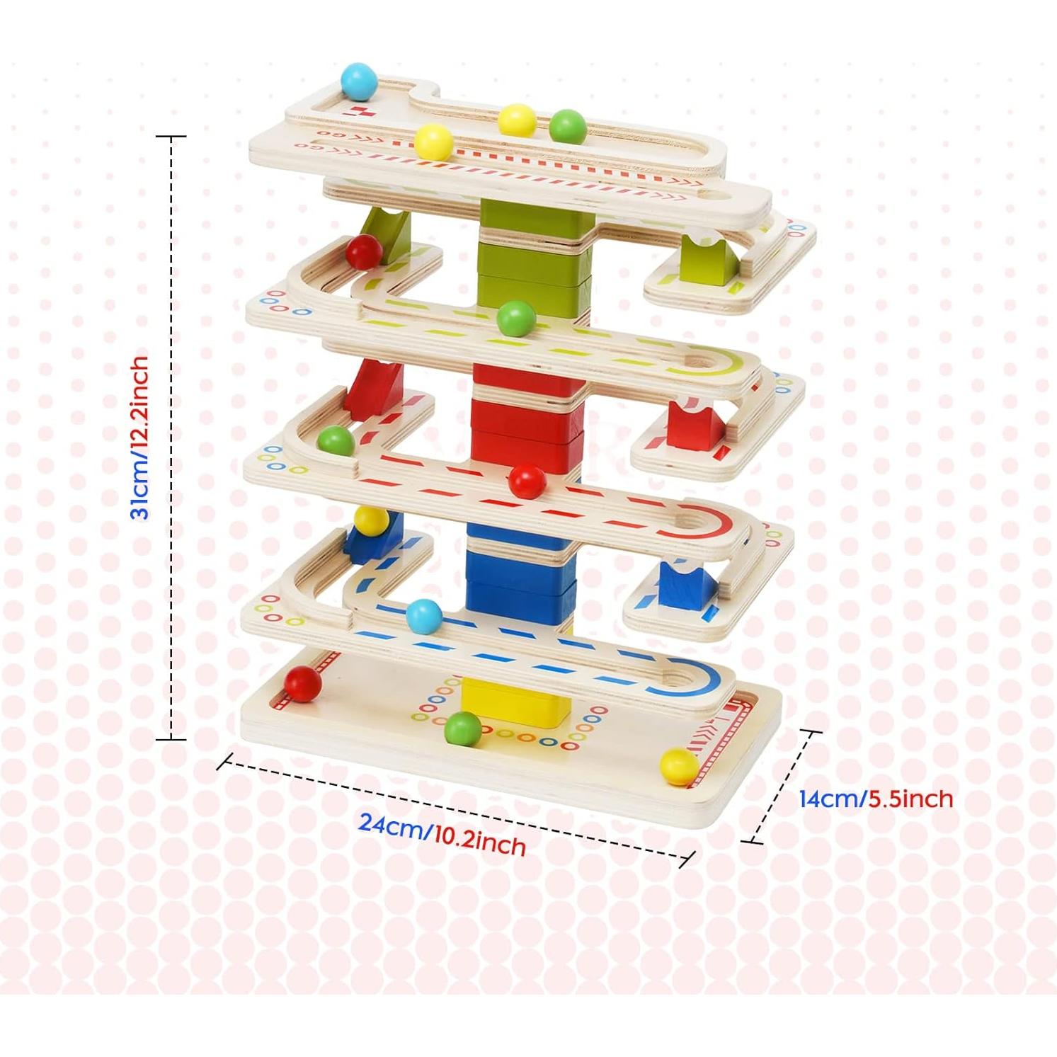 Juguete de Caída de Pelotas Montessori Joonly 30.5x22.9 cm