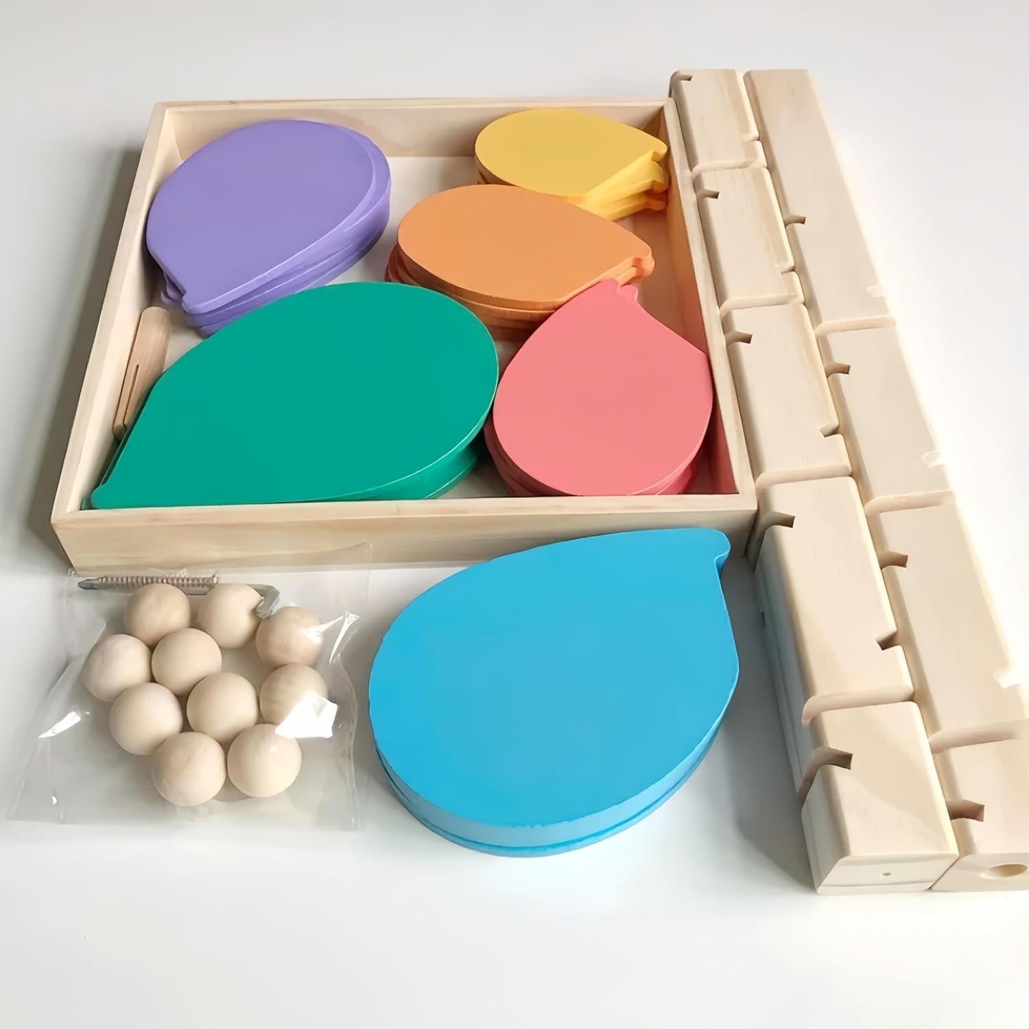 Juguete Educativo de Madera Vomocent Árbol Musical 71cm