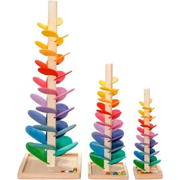 Juguete Educativo de Madera Vomocent Árbol Musical 71cm