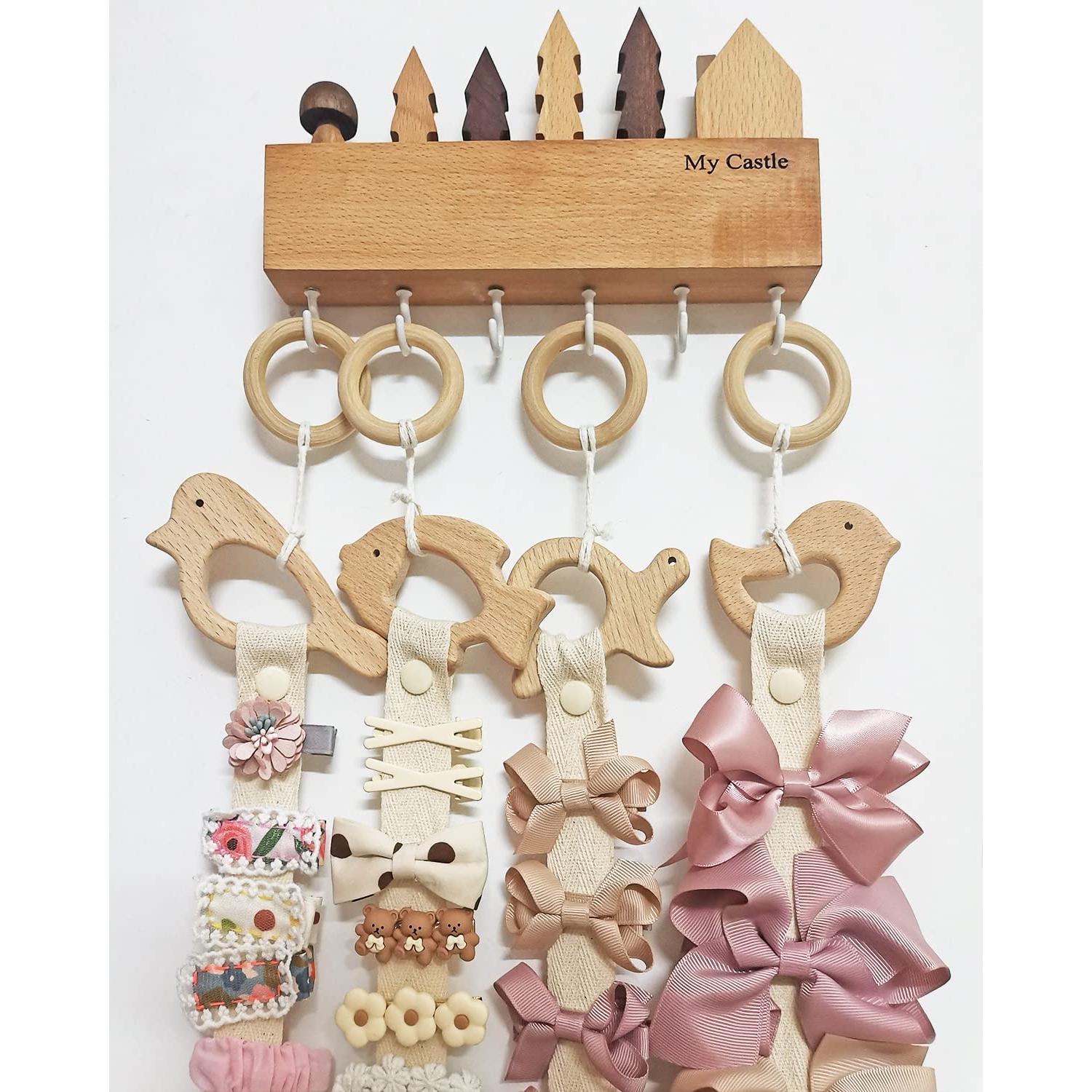 Juguetes de Dentición Penta Ángel 10 Piezas Madera Natural