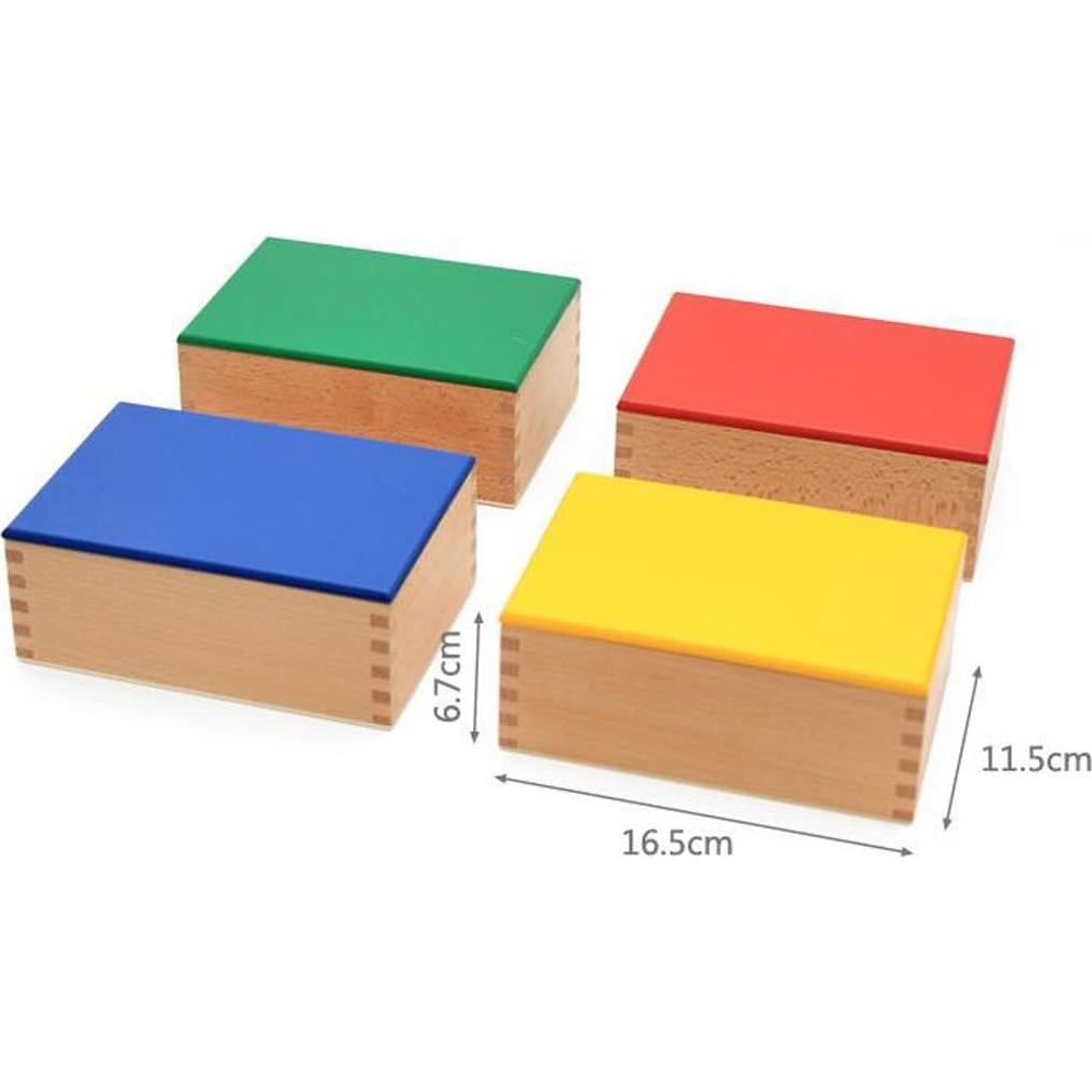 Cilindros Sensoriales Montessori YHZAN - Juego de 4 Colores